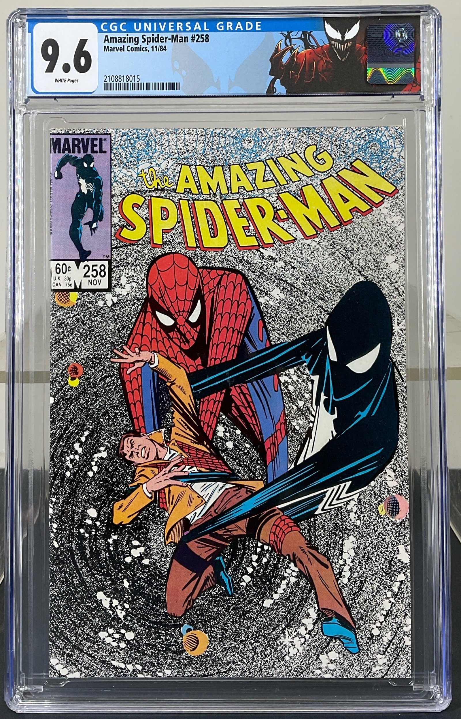 Amazing Spider-Man #258 (Marvel Comics, 1984) CGC 9.6 White Pages (1 of 3)