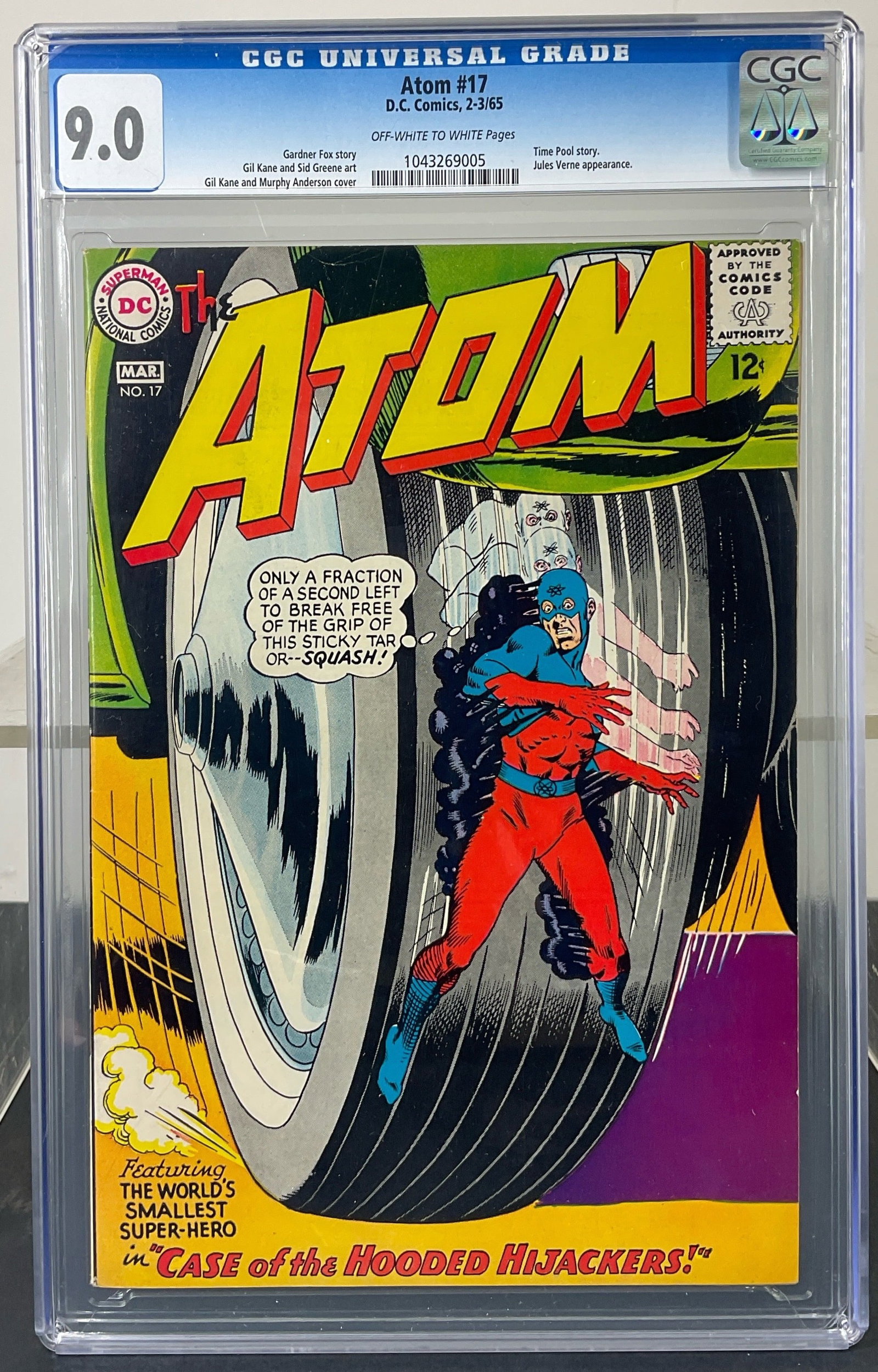 Atom #17 (D.C. Comics, 1965) CGC 9.0 Off-white to white pages (1 of 3)