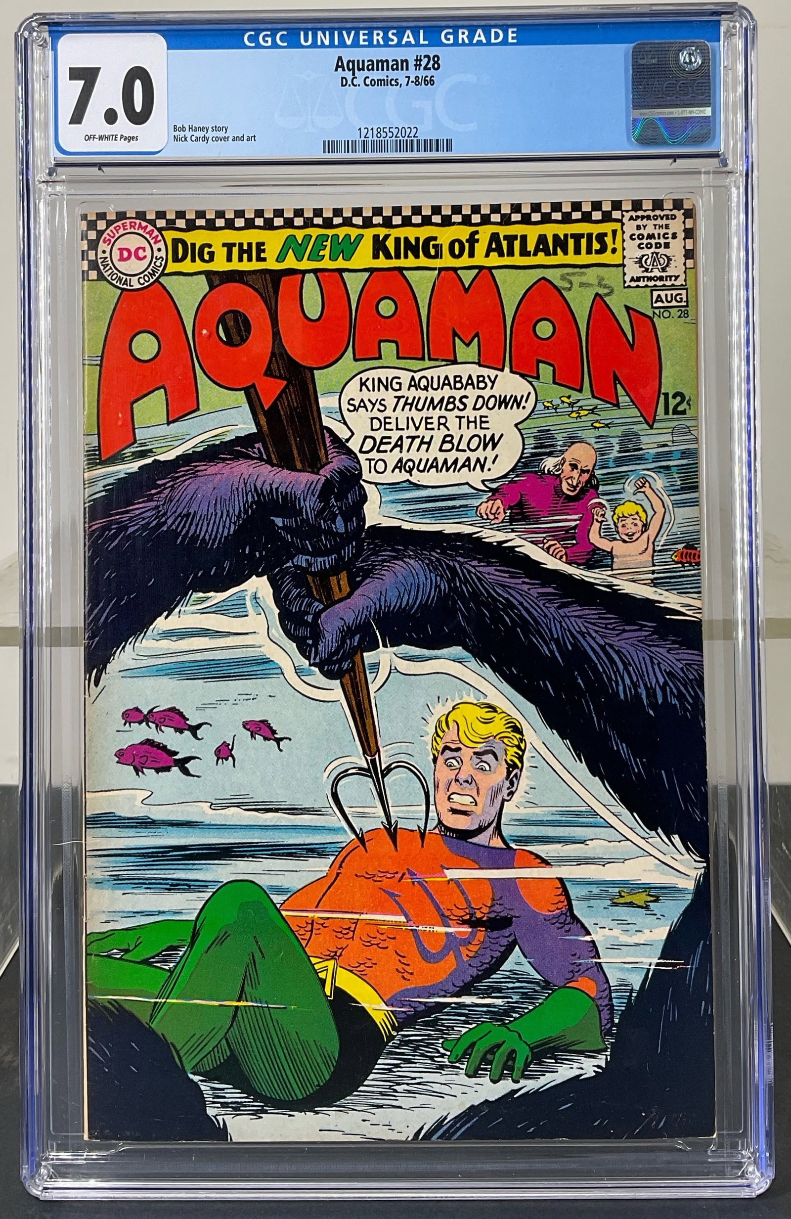 Aquaman #28 (D.C. Comics, 1966) CGC 7.0 Off-White pages (1 of 3)