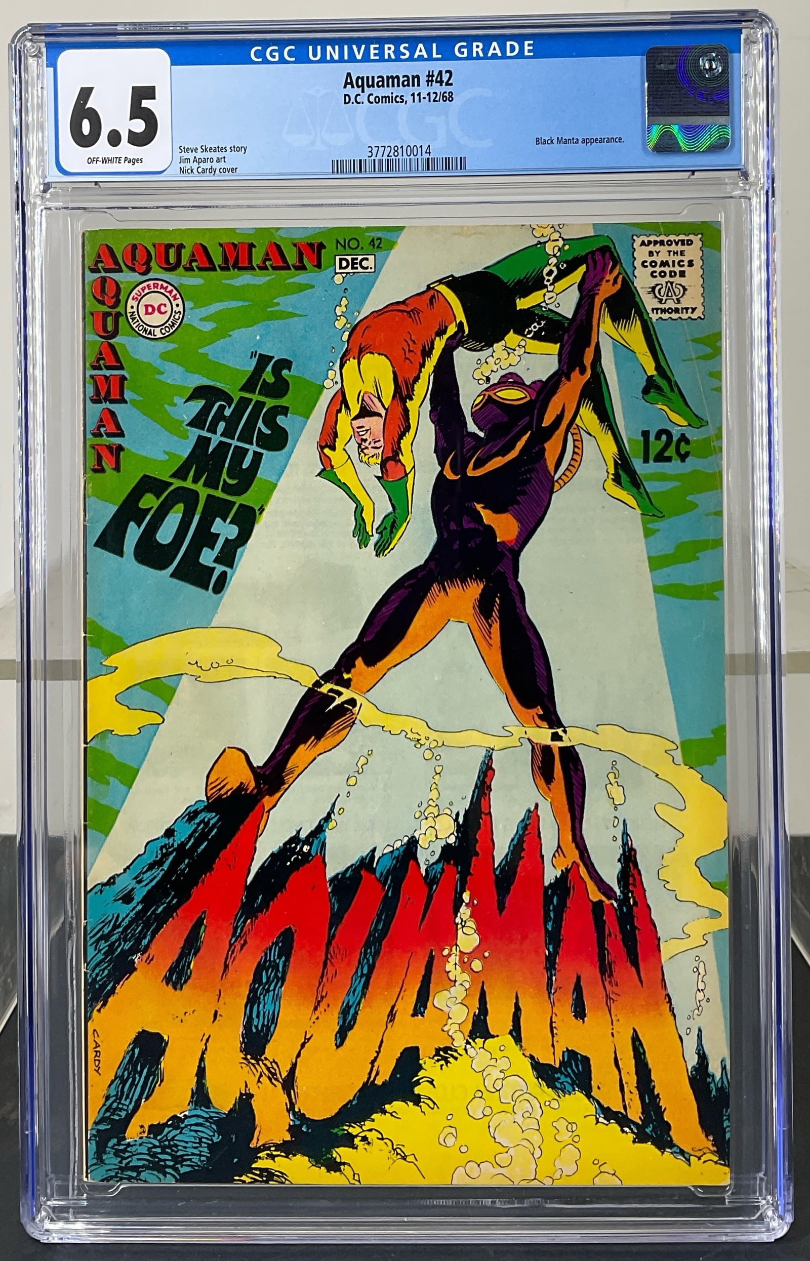 Aquaman #42 (D.C. Comics, 1968) CGC 6.5 Off-White Pages (1 of 3)