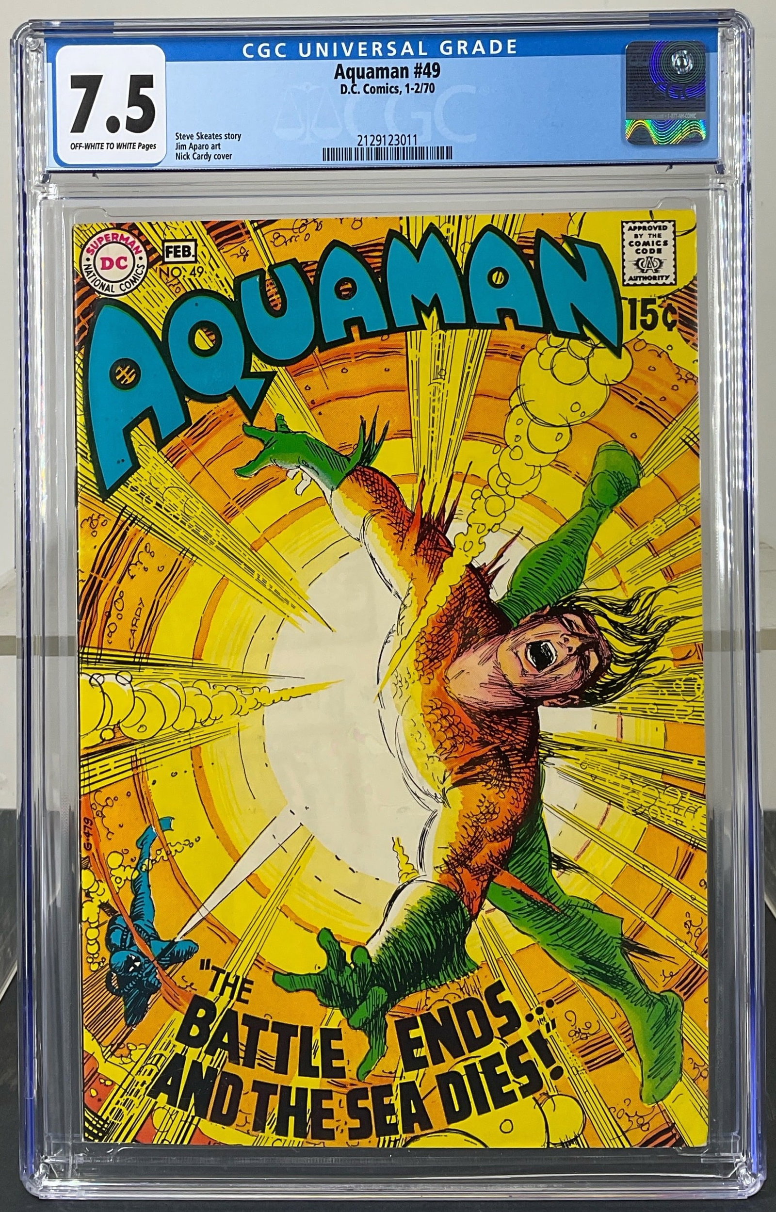 Aquaman #49 (DC, 1970) CGC 7.5 Off-White to White pages (1 of 3)
