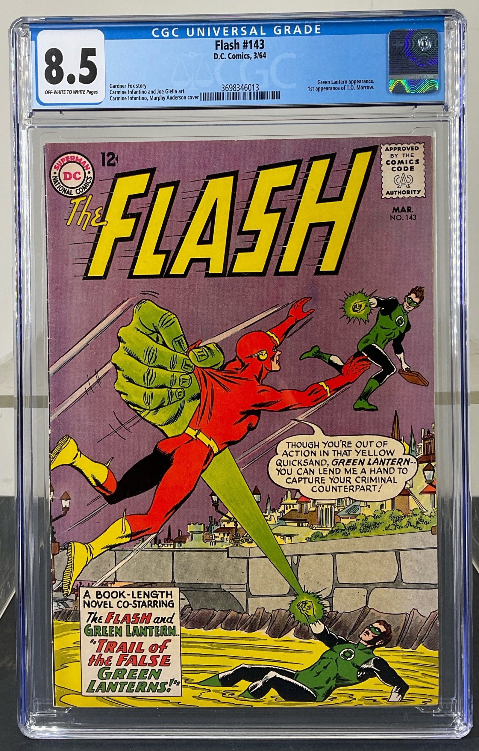 Flash #143 (D.C. Comics, 1964) CGC 8.5 Off-White to White pages (1 of 3)