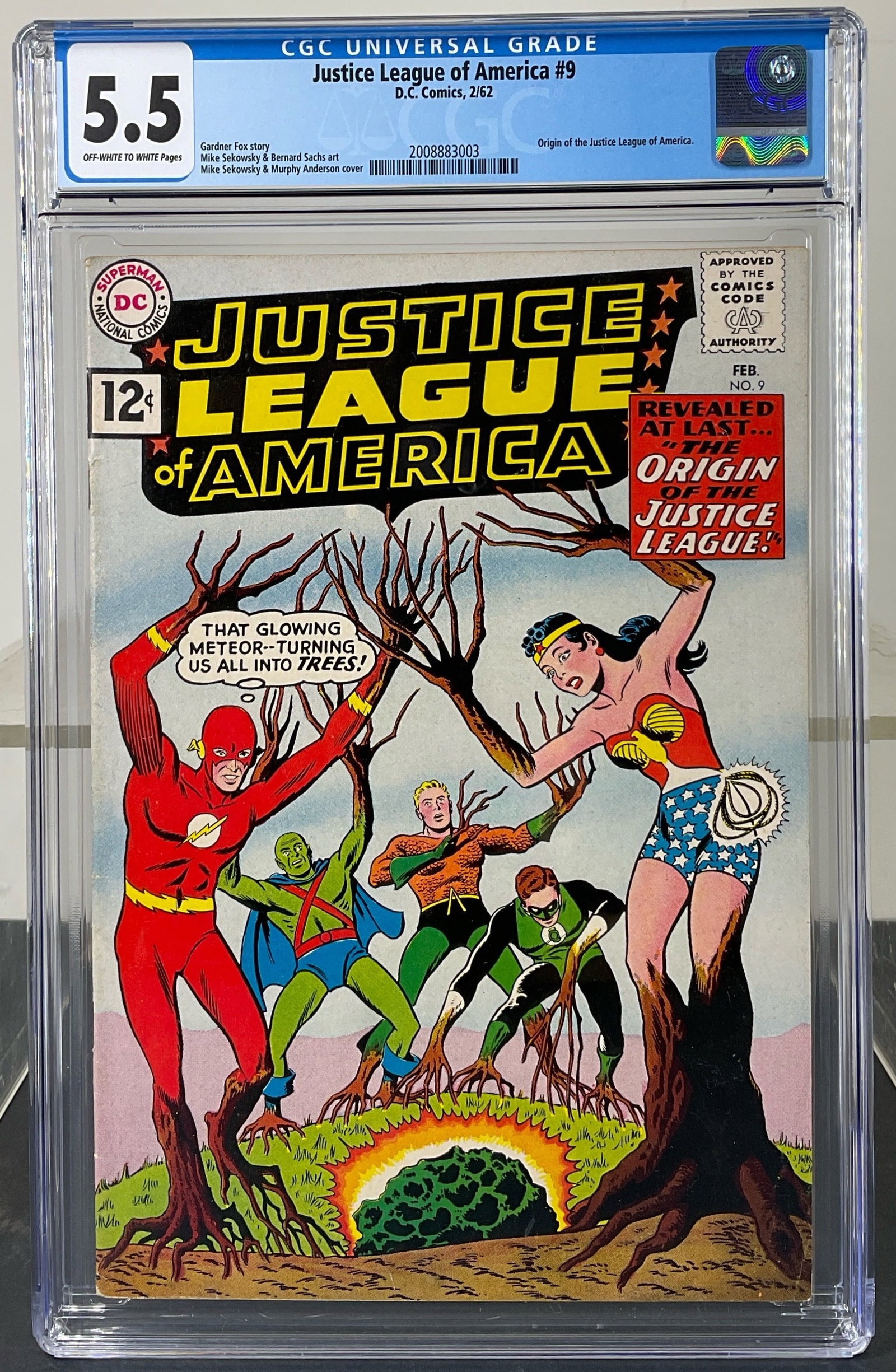 Justice League of America #9 (D.C. Comics, 1962) CGC 5.5 Off-White to White pages (1 of 3)