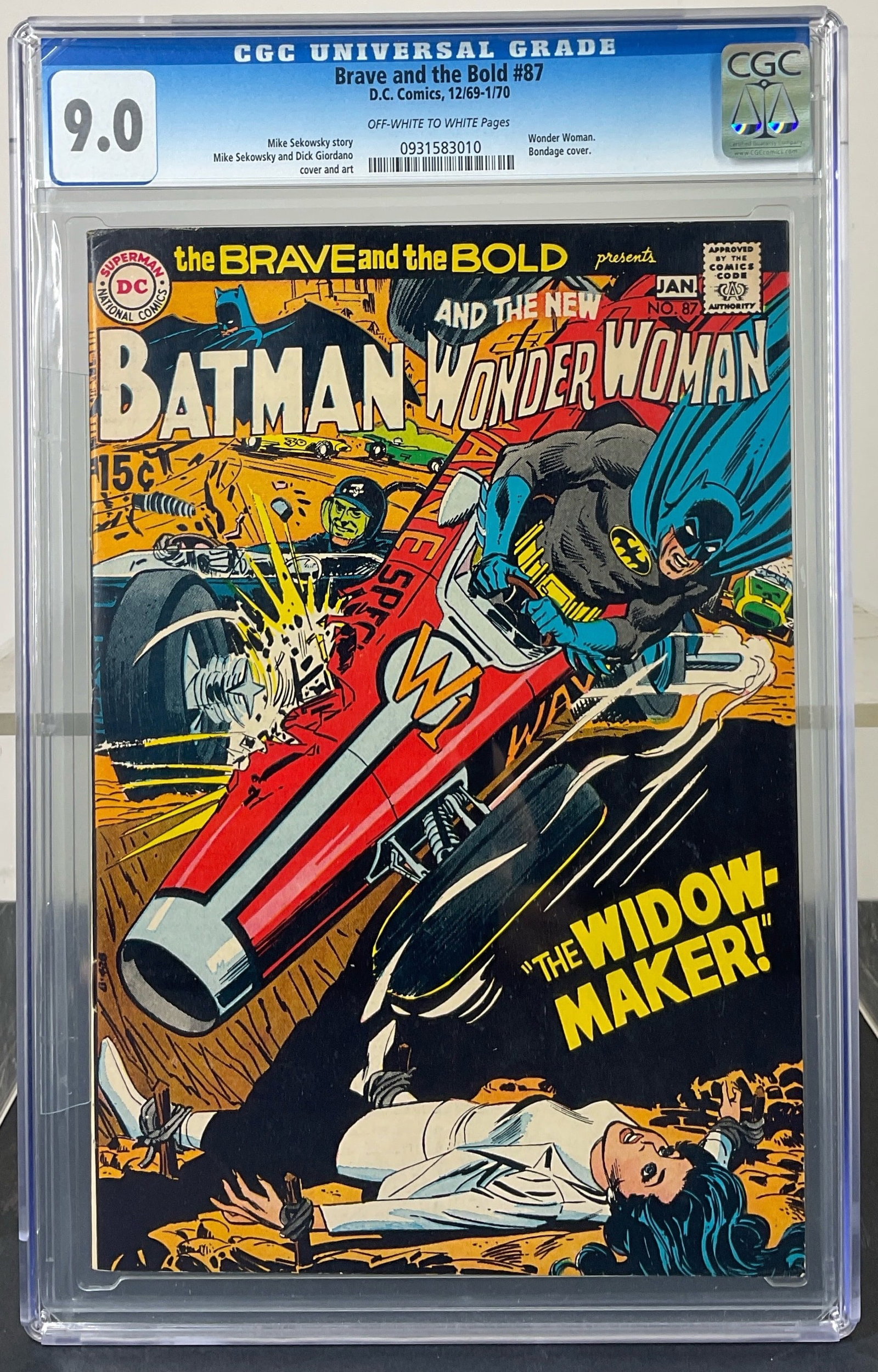 Brave and the Bold #87 (DC, 1969-1970) CGC 9.0 Off-white to white pages (1 of 3)