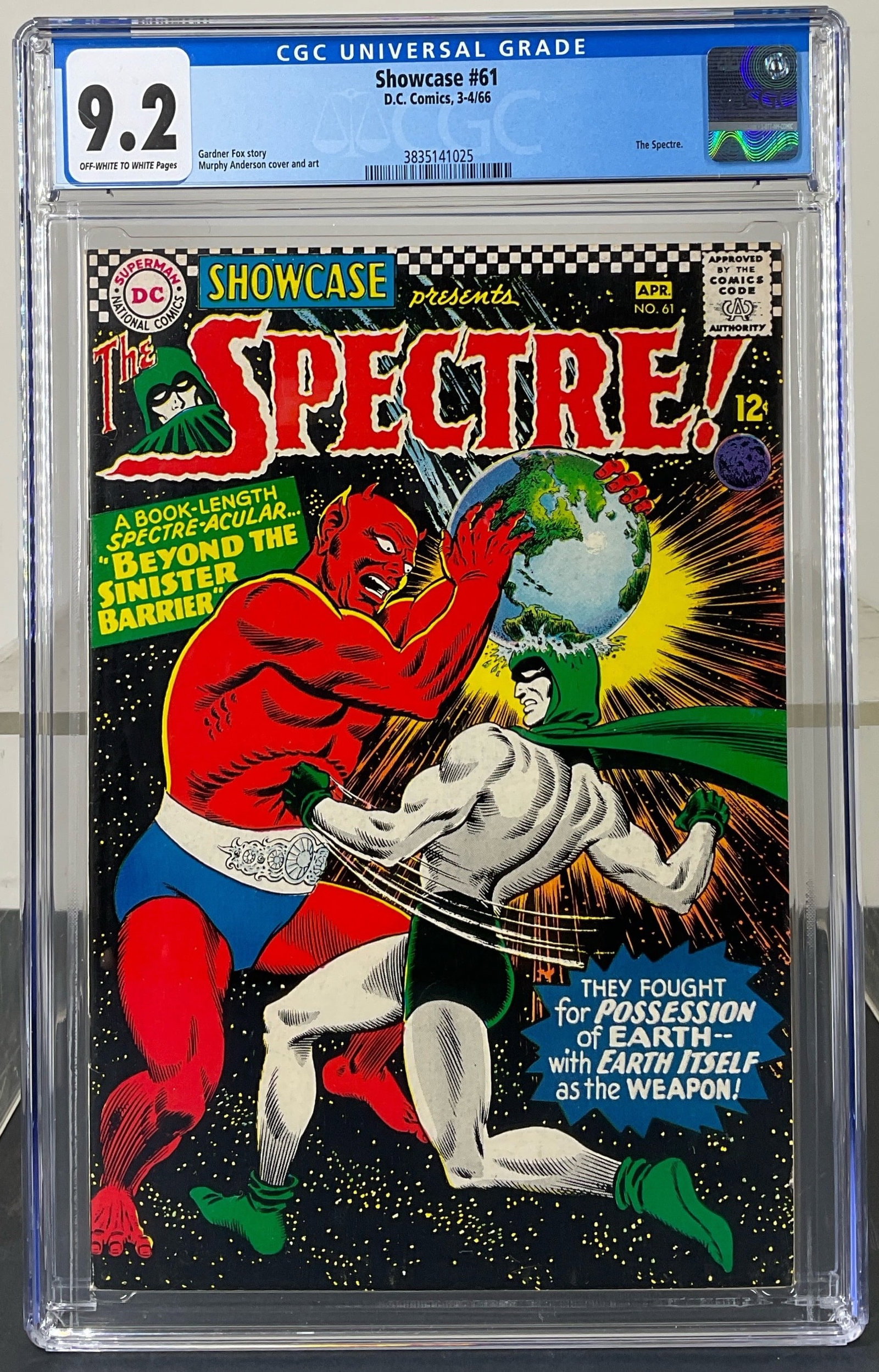 Showcase #61 (D.C. Comics, 1966) CGC 9.2 Off-white to white pages (1 of 3)