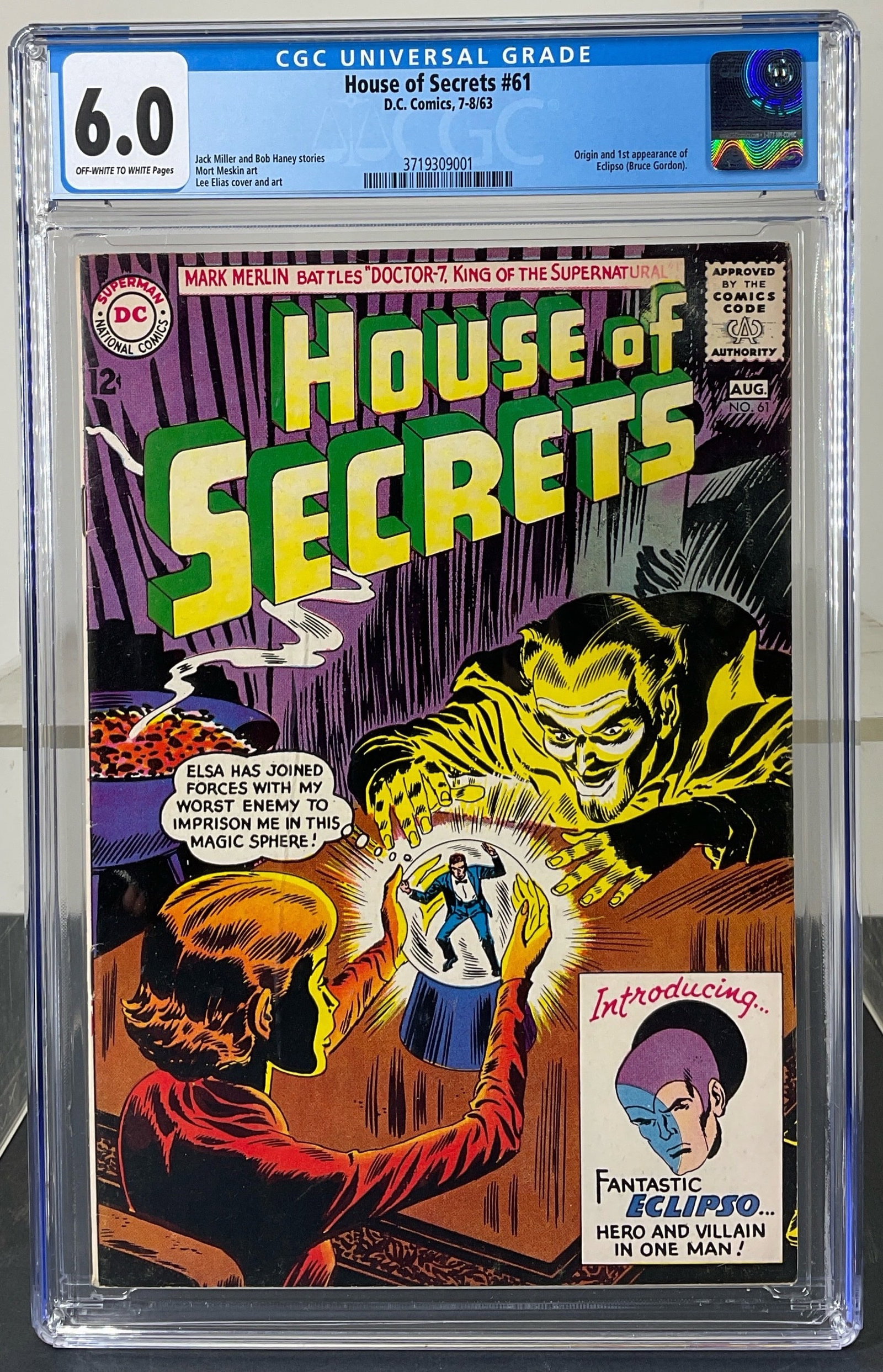 House of Secrets #61 (DC, 1963) CGC 6.0 Off-white to white pages (1 of 3)