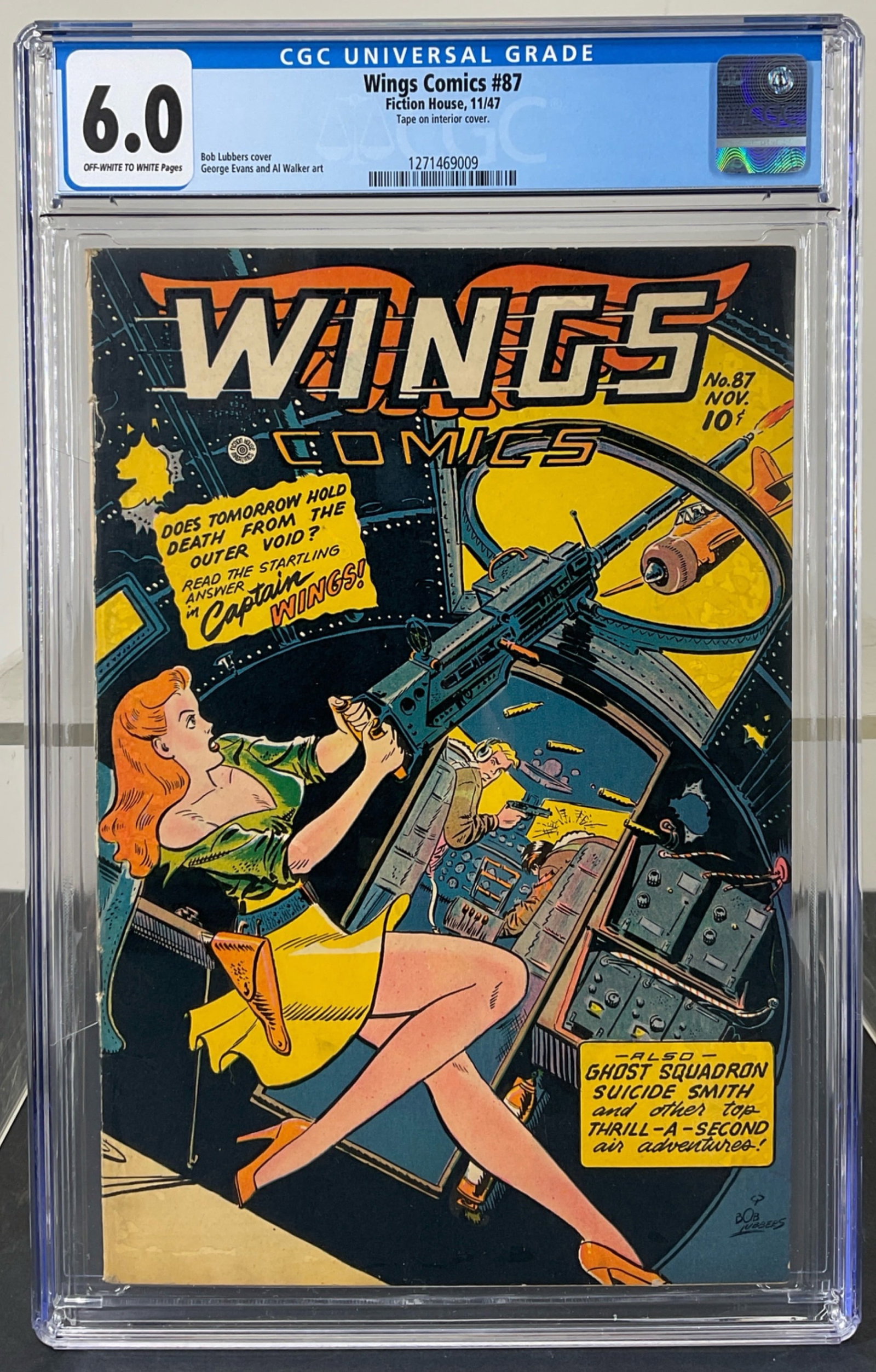 Wings Comics #87 (Fiction House, 1947) CGC 6.0 Off-White to White Pages (1 of 3)