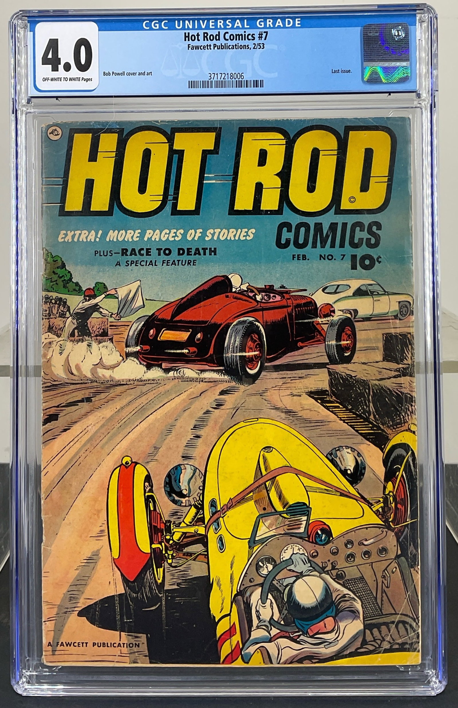 Hot Rod Comics #7 (Fawcett Publications, 1953) CGC 4.0 Off-white to white pages (1 of 3)