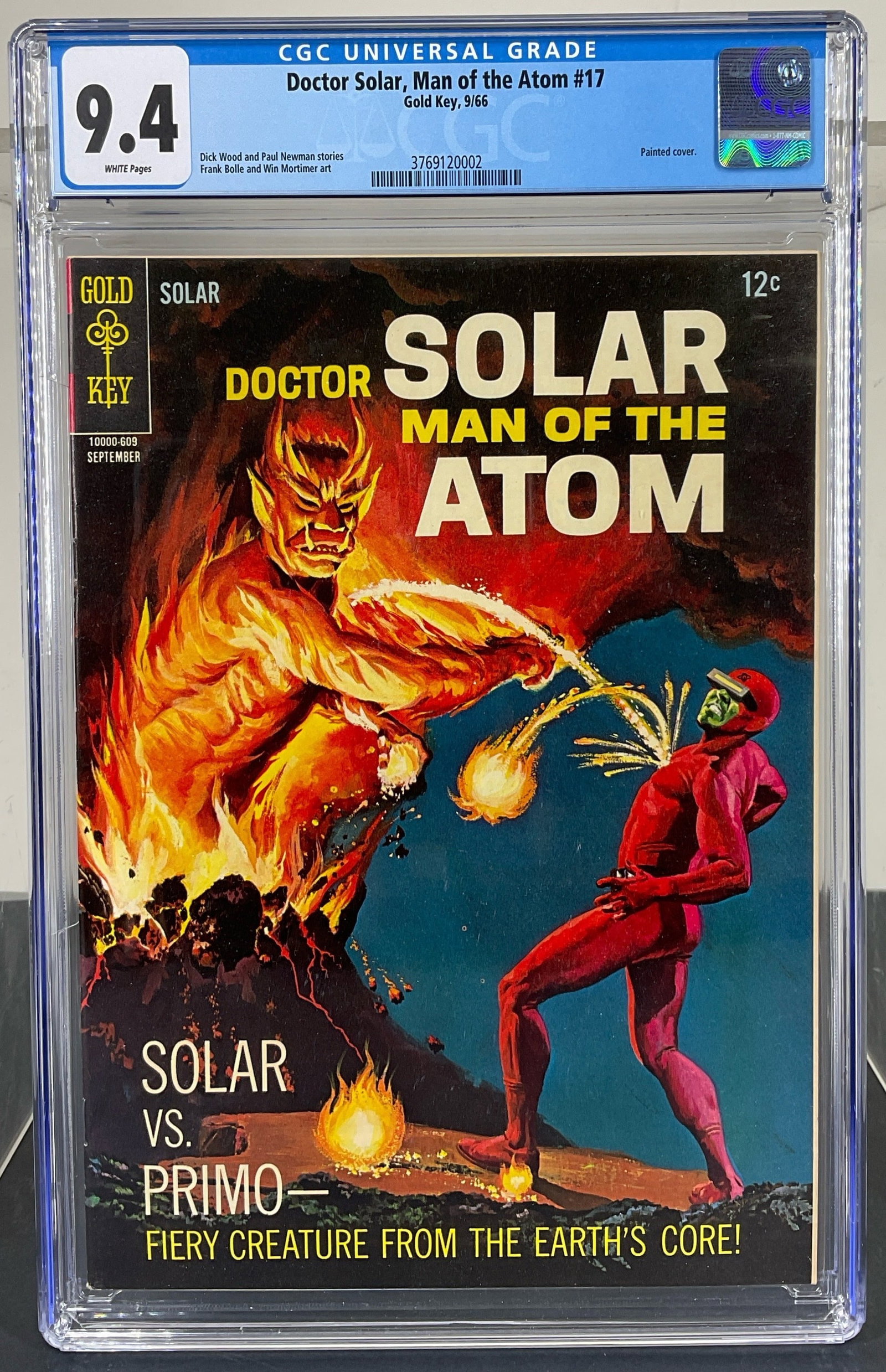 Doctor Solar, Man of the Atom #17 (Gold Key, 1966) CGC 9.4 White Pages (1 of 3)