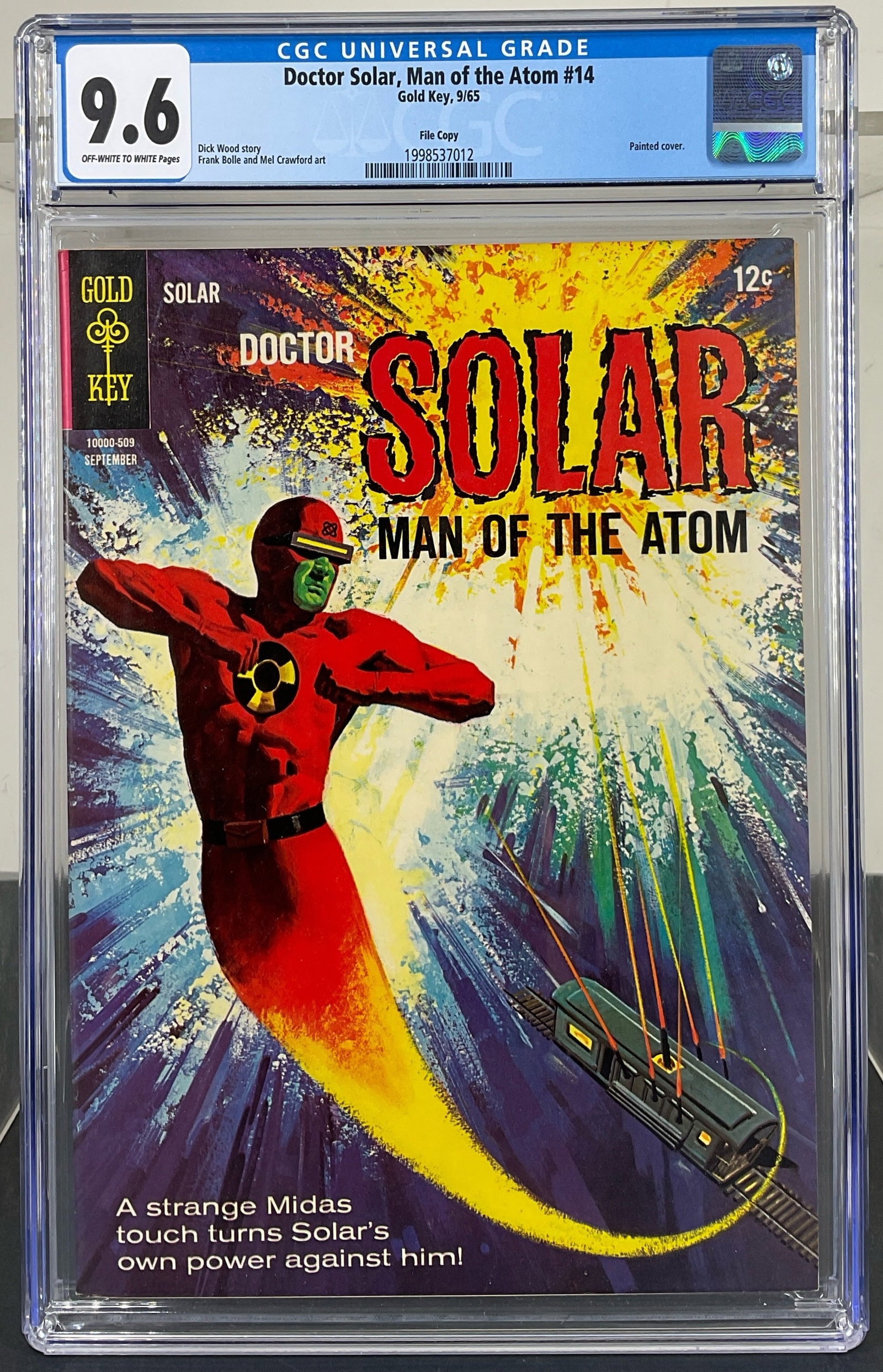 Doctor Solar, Man of the Atom #14 (Gold Key, 1965) CGC 9.6 Off-White to White Pages (1 of 3)