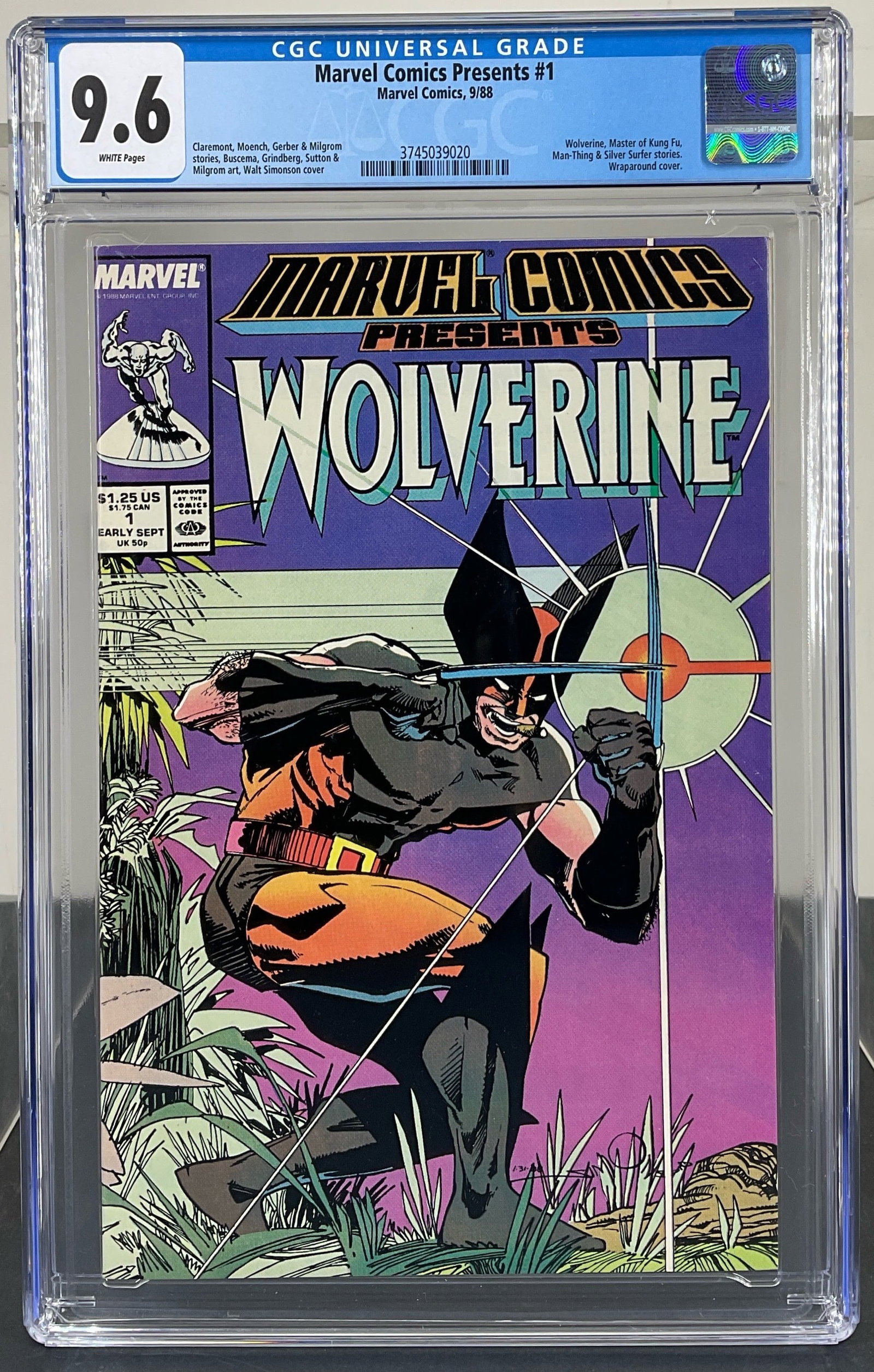 Marvel Comics Presents #1 (Marvel, 1988) CGC 9.6 White pages (1 of 3)