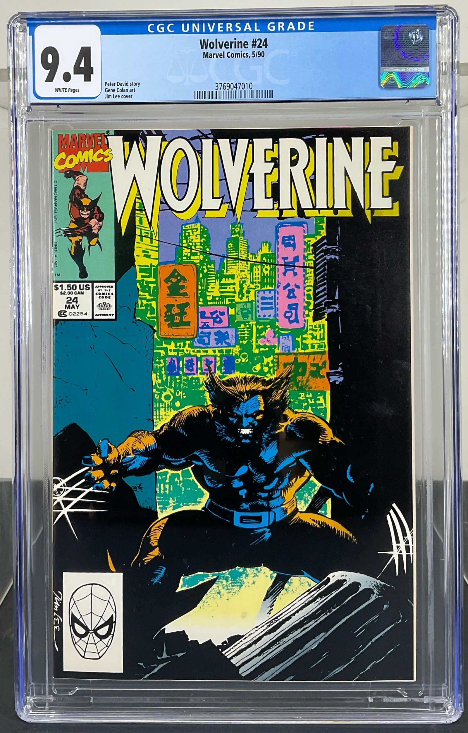 Wolverine #24 (Marvel Comics, 1990) CGC 9.4 White pages (1 of 3)
