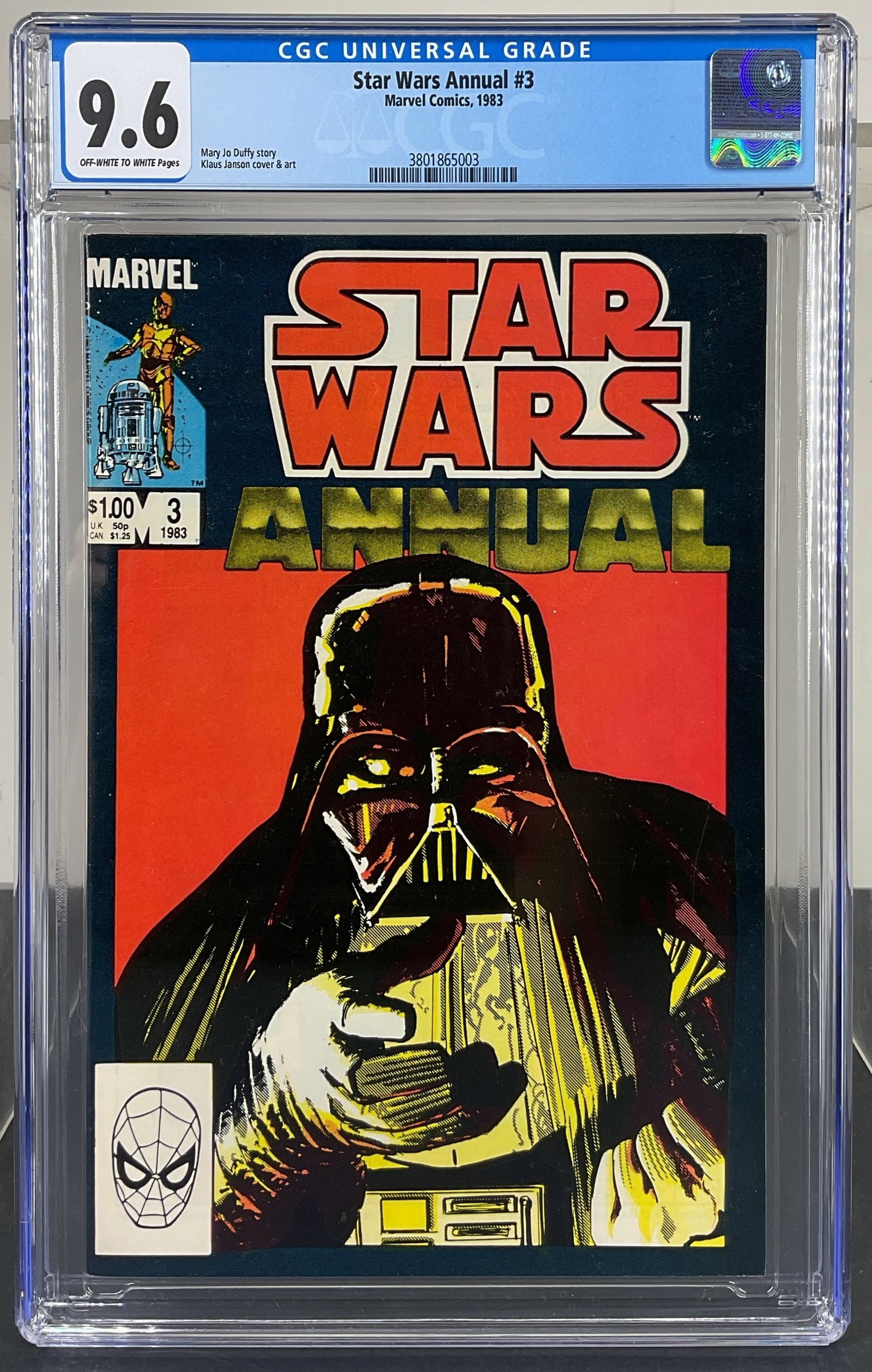 Star Wars Annual #3 (Marvel Comics, 1983) CGC 9.6 Off-white to white pages (1 of 3)