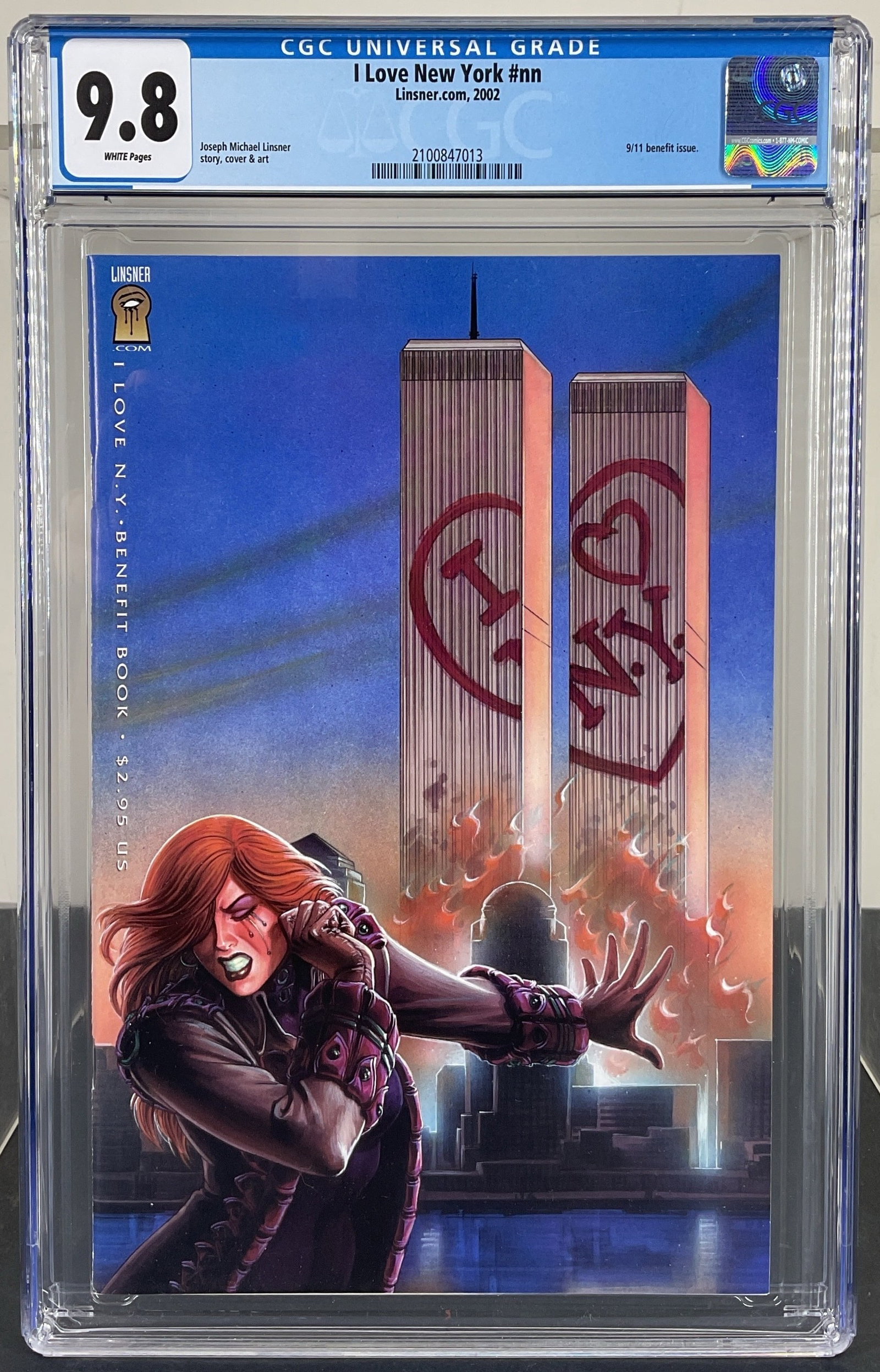 I Love New York #nn (Linsner.com, 2002) CGC 9.8 White Pages (1 of 3)