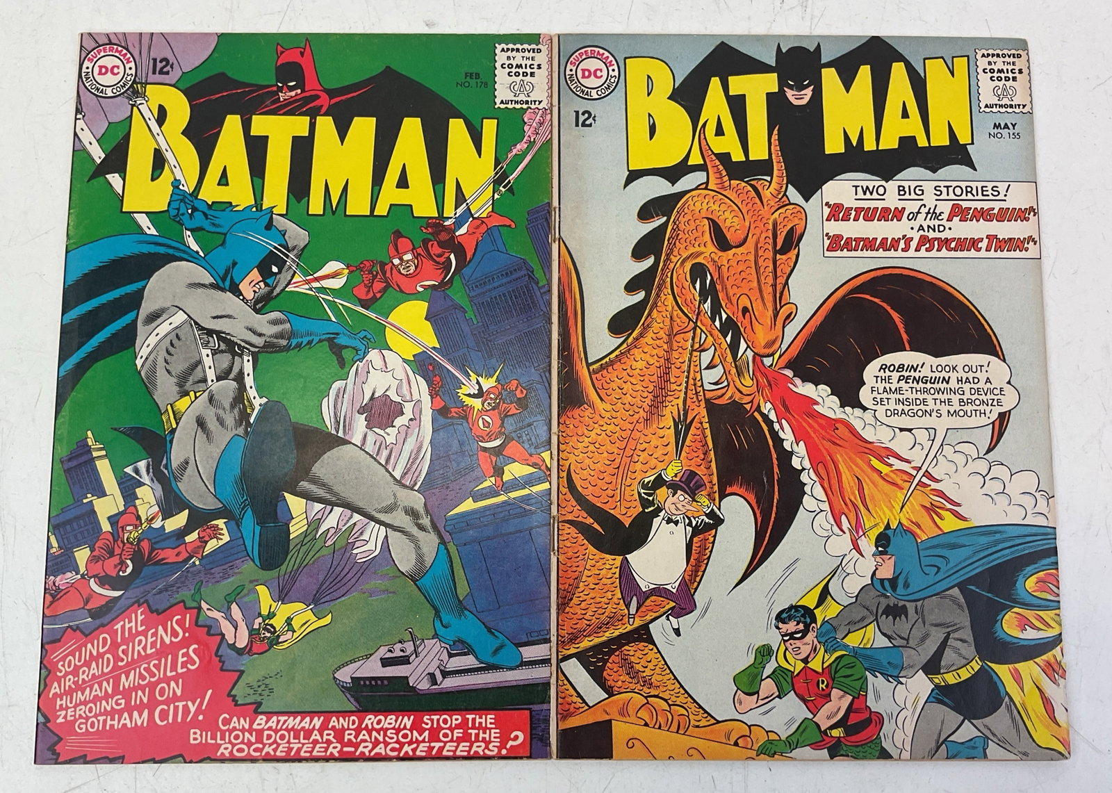 Batman Comic Books (#155, #178) (1 of 7)