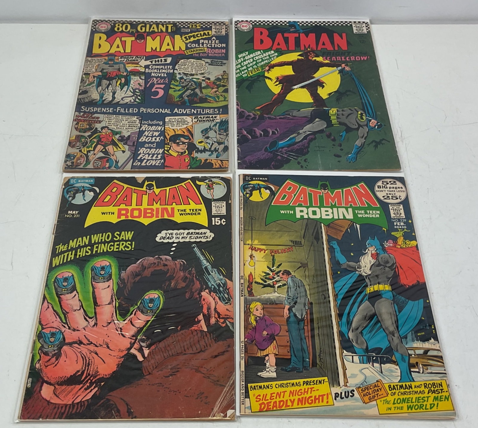 Batman Comic Books (#185, #189, #231, #239) (1 of 5)
