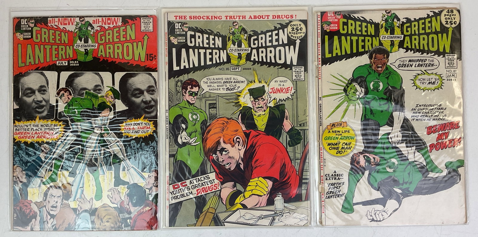 Green Lantern Comic Books (#84, #85, #87) (1 of 10)