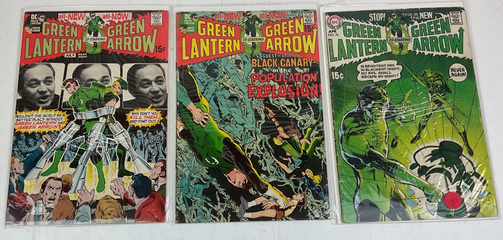 Green Lantern Comic Books (#76, #81, #84) (1 of 10)