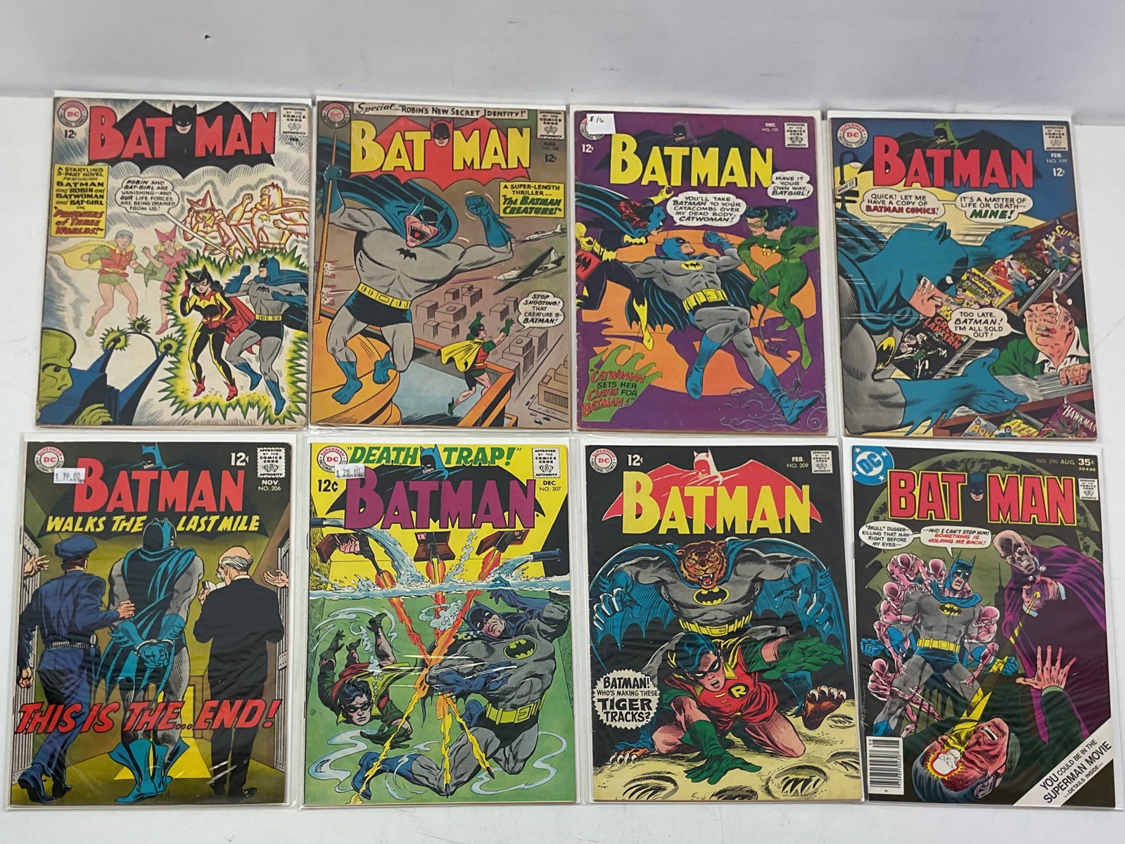 Batman Comic Books (#153, #162, #197, #199, #206, #207, #209, #290) (1 of 5)