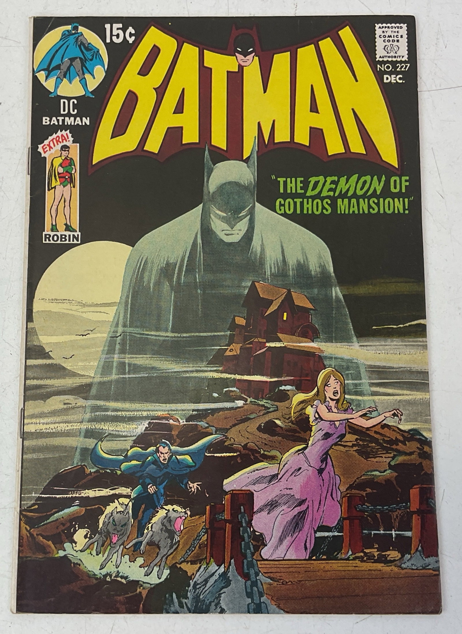 Batman #227: Batman #227 - Iconic Neal Adams Cover Art.