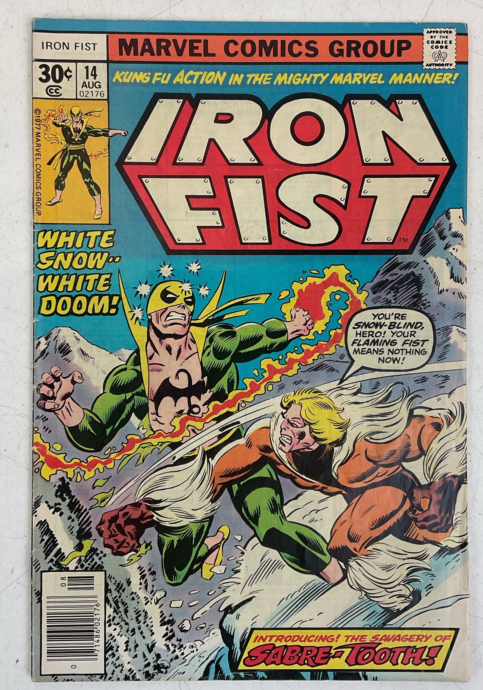 Iron Fist #14: Iron Fist #14. - 1st app. of Sabretooth