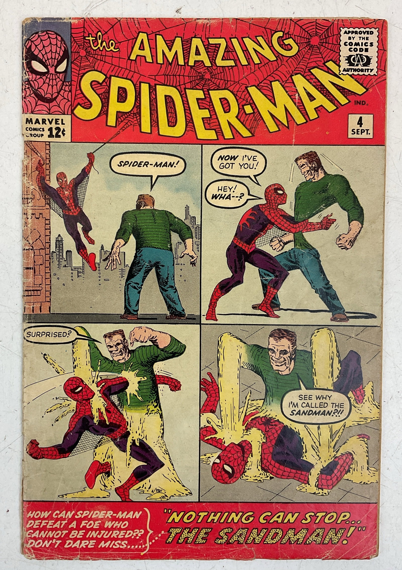The Amazing Spider-Man #4 1st Sandman: The Amazing Spider-Man #4 - 1st app. of Sandman