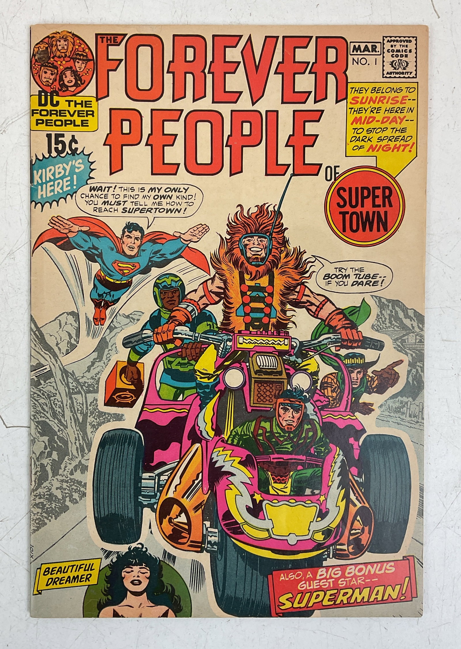 The Forever People #1 1st App. Darkseid: The Forever People #1. 1st full app. of Darkseid