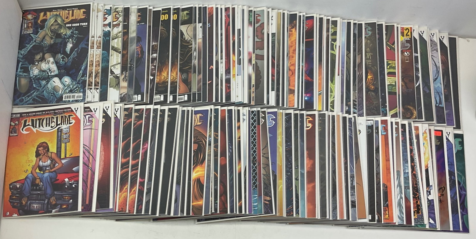 Witchblade Comic Books (#1/2-109): Witchblade #1/2-109. #19, #48, #100, #108 (x2). Some variants. Condition varies.