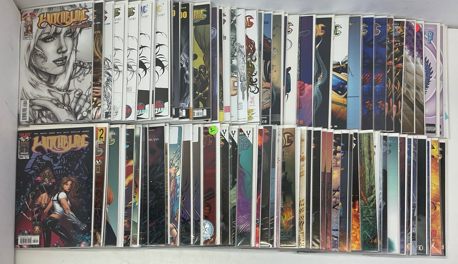 Witchblade Variants and Exclusives: Asst. Witchblade Variants and Exclusives (88 Comics). Condition varies.