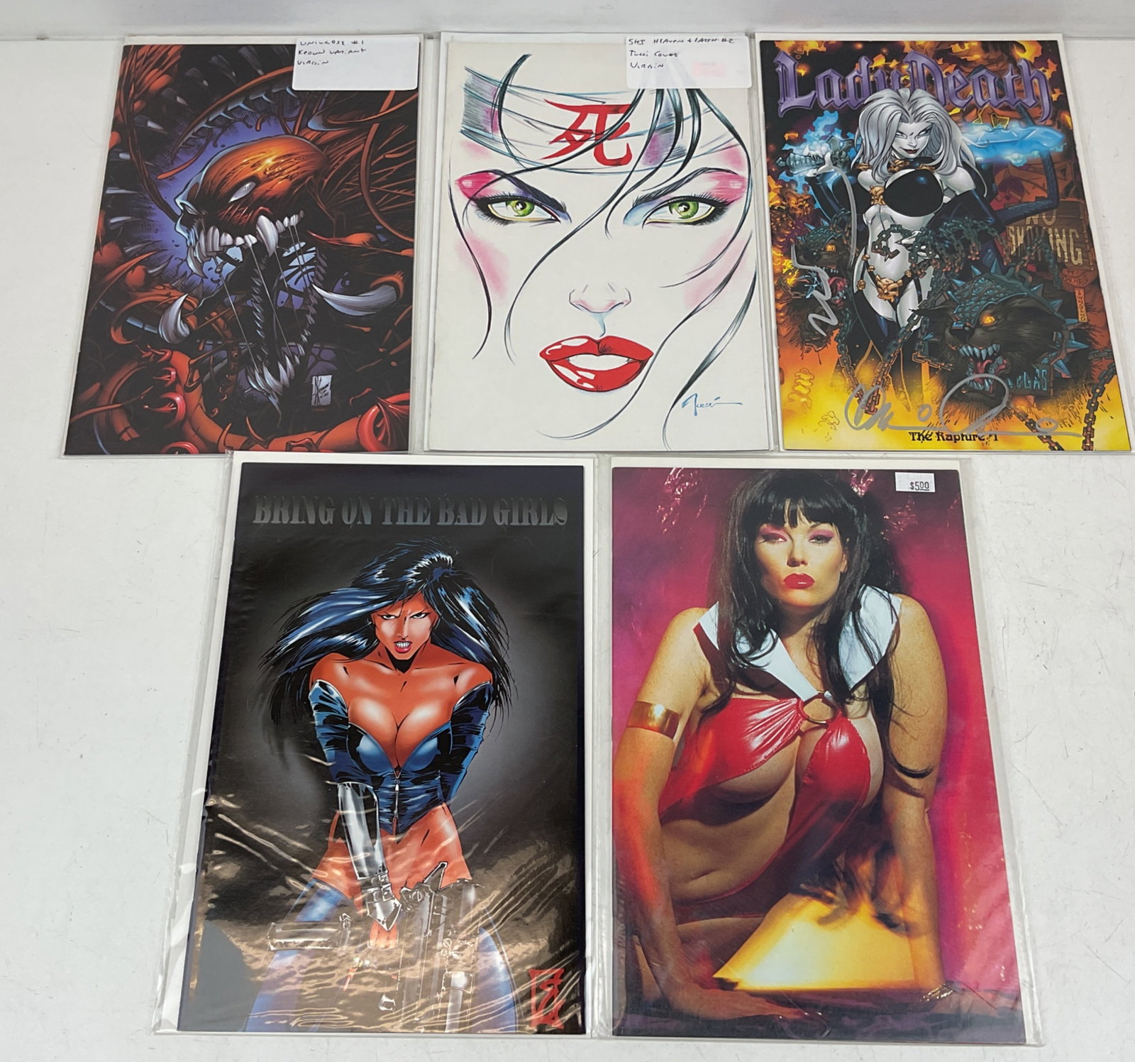 Virgin Cover Grouping - 5