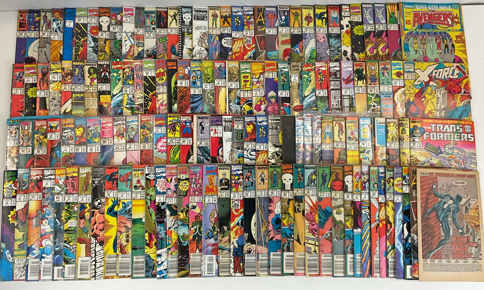 Marvel Grab Bag: Includes assorted issues from titles such as The Amazing Spider-Man, The Avengers, Barbie, Biker Mice From Mars, Cable, Captain America, Classic X-Men, Conan the Barbarian, Conan the King, Daredevil, 