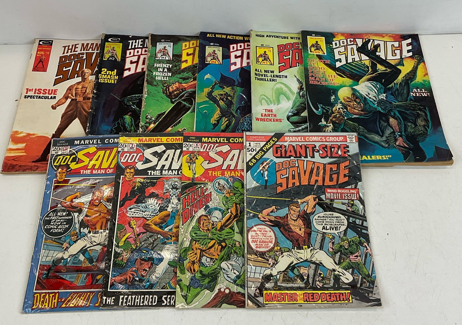 Doc Savage Comic Books (1 of 6)