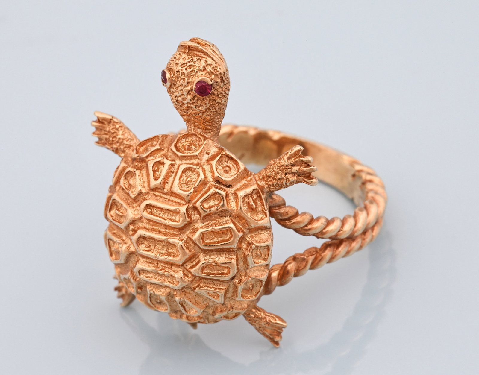 14k YG Ruby Ring - 2