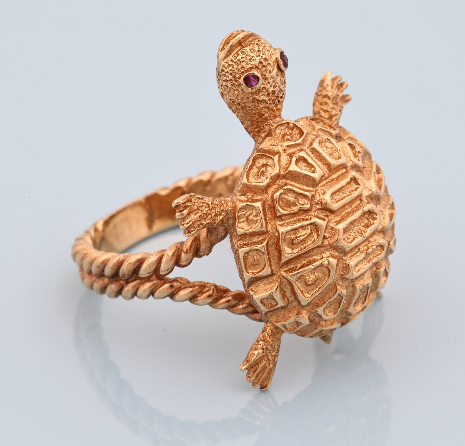 14k YG Ruby Ring - 3