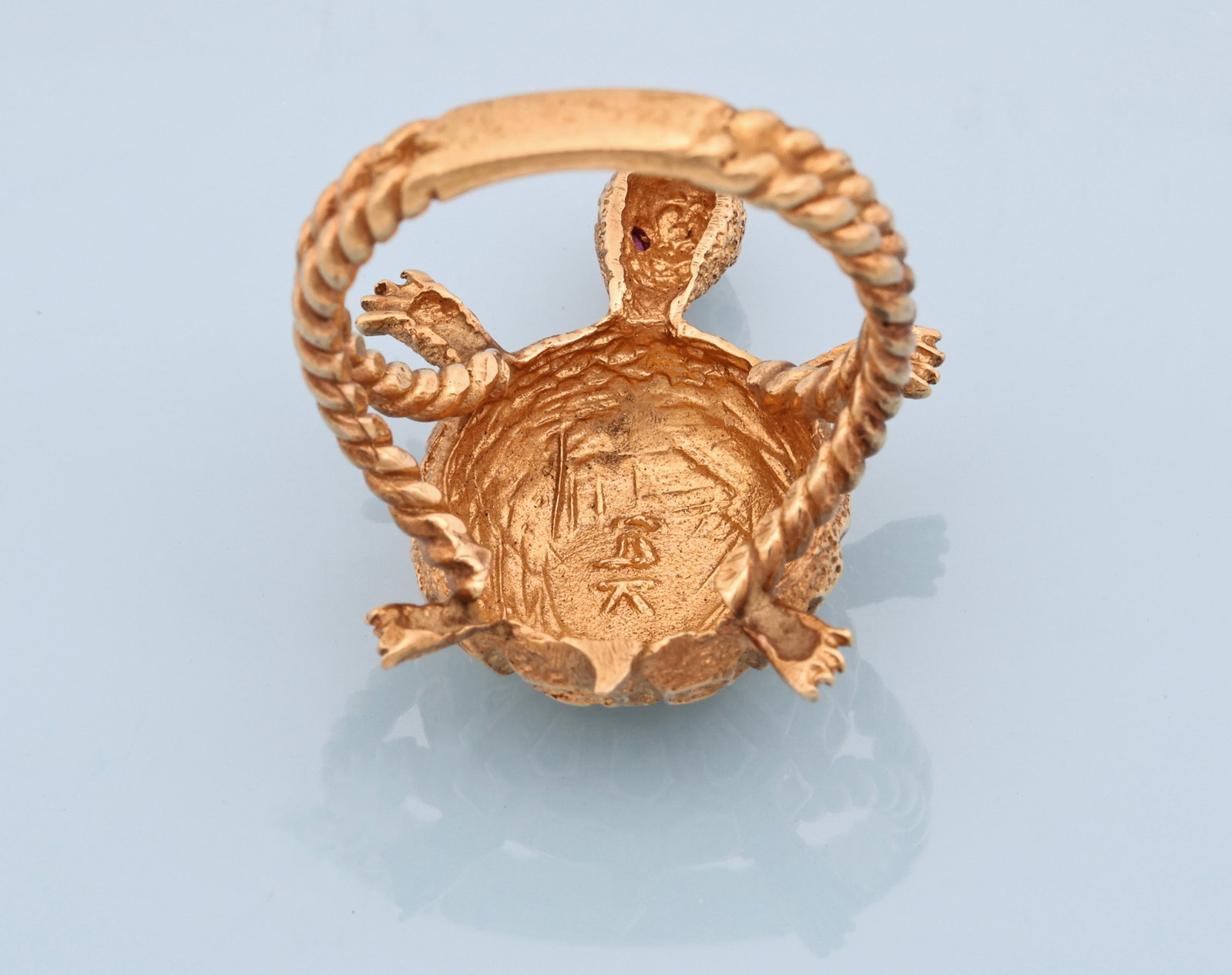 14k YG Ruby Ring - 4