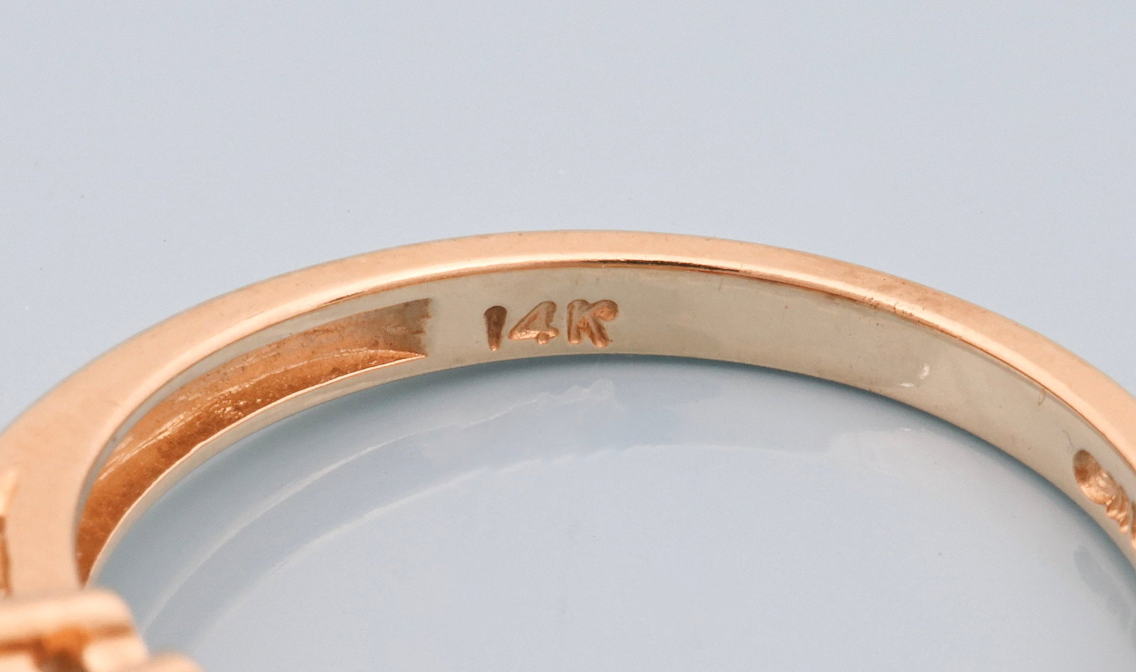 14K YG Gemstone Ring - 8