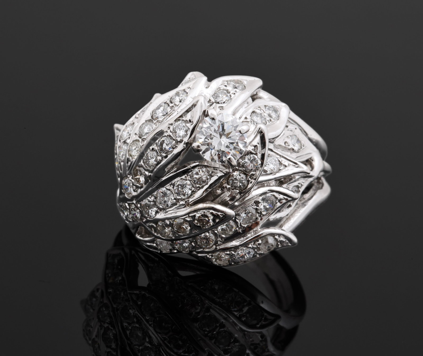 14k WG Diamond Ring - 2