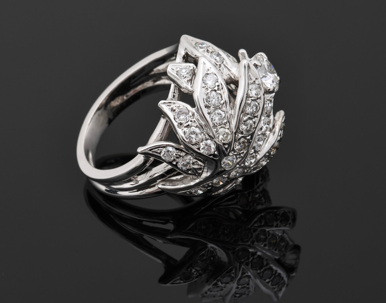 14k WG Diamond Ring - 3