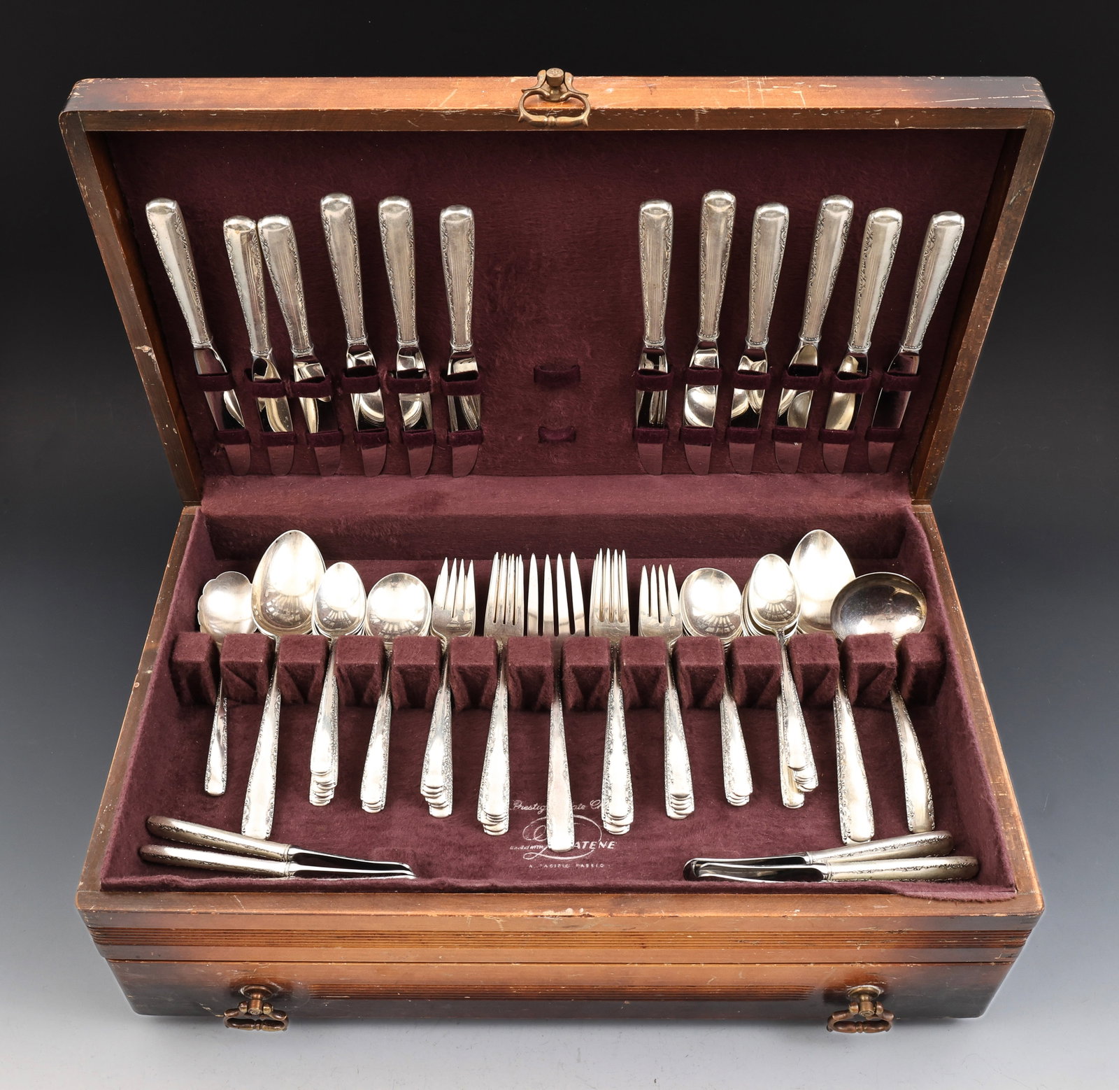 Gorham "Camellia" Sterling Silver Flatware Service for 8 With Extras (1 of 6)
