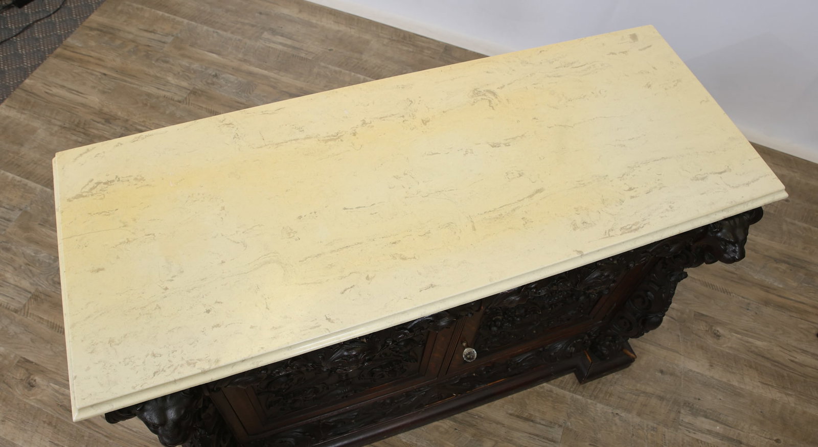 Carved Oak Sideboard - 13