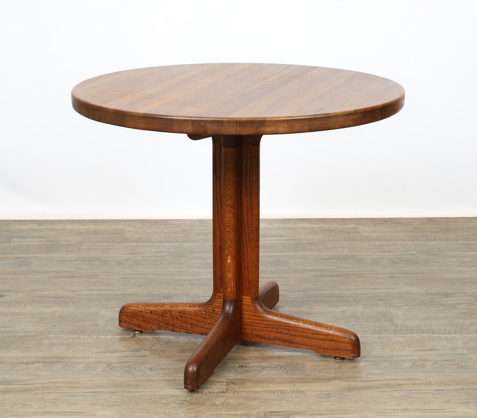 Teak Pedestal Dinette Table (1 of 7)