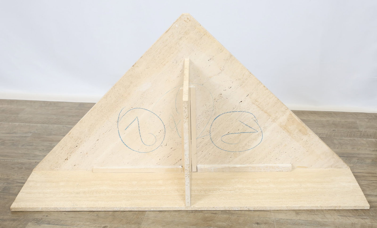 Travertine Two-Piece Coffee Table - 17