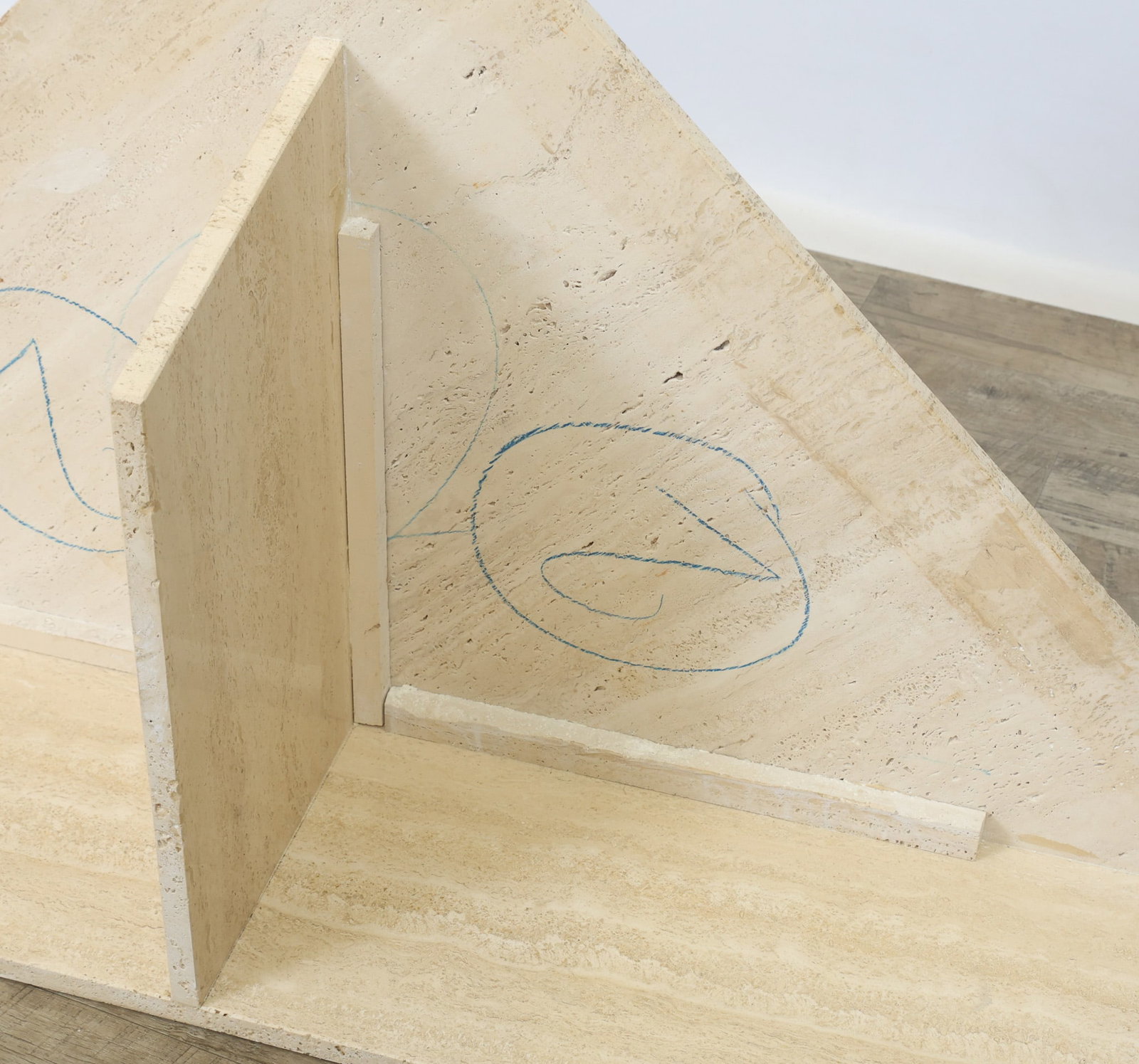 Travertine Two-Piece Coffee Table - 18