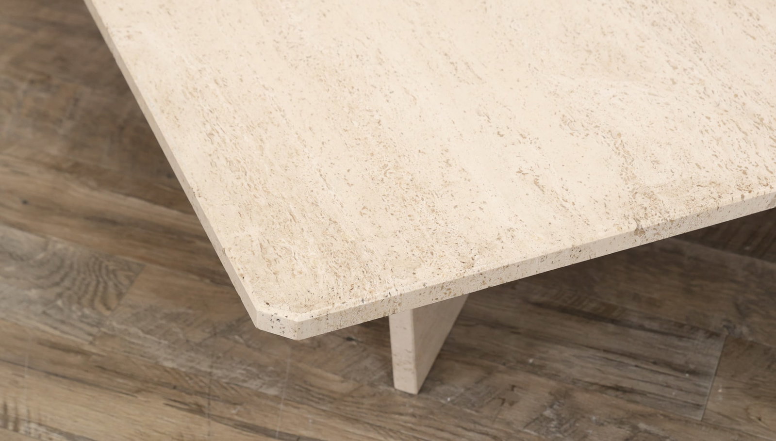 Travertine Two-Piece Coffee Table - 5