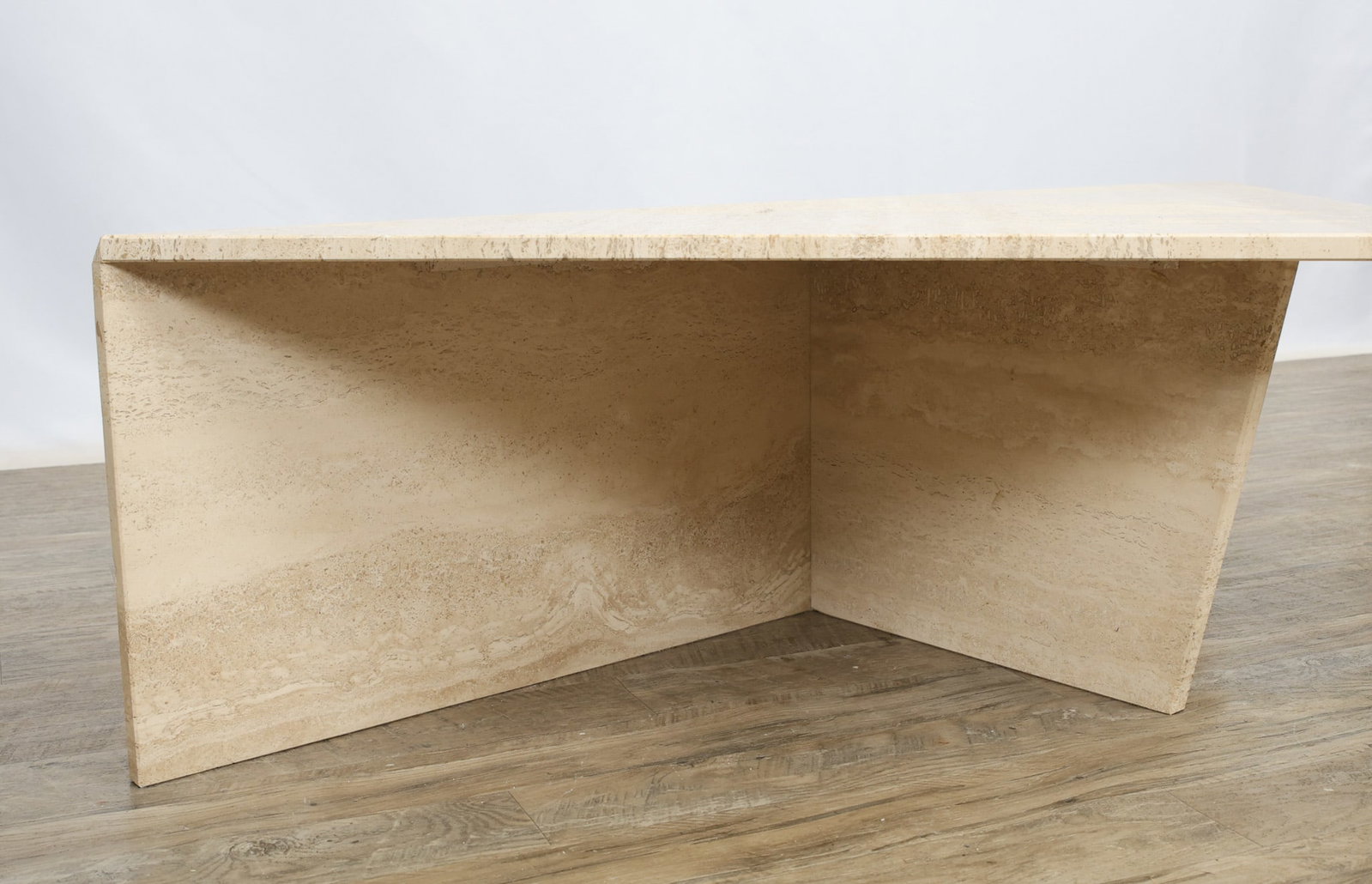 Travertine Two-Piece Coffee Table - 9