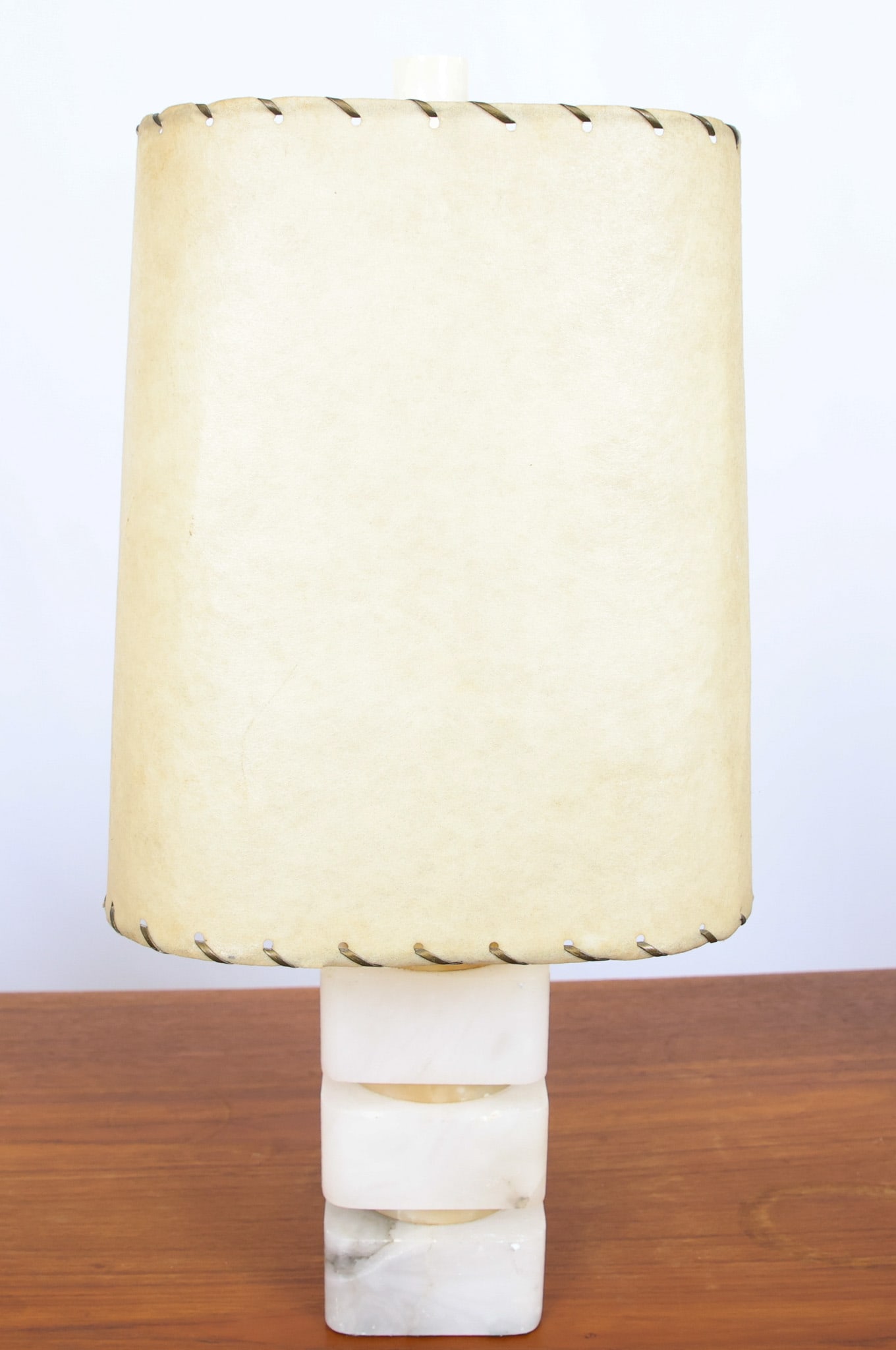 Stacked Alabaster Lamps - 11