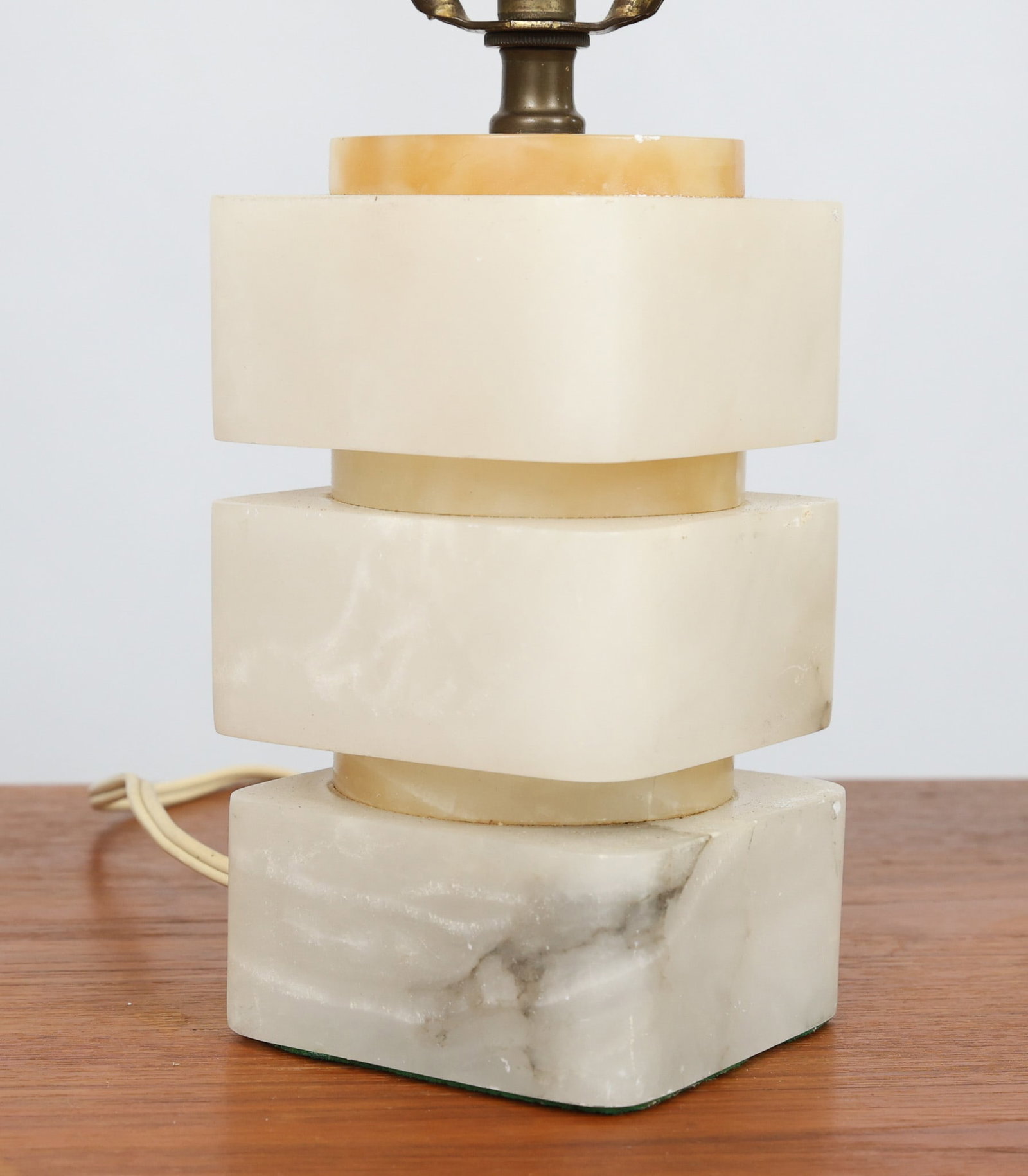 Stacked Alabaster Lamps - 16
