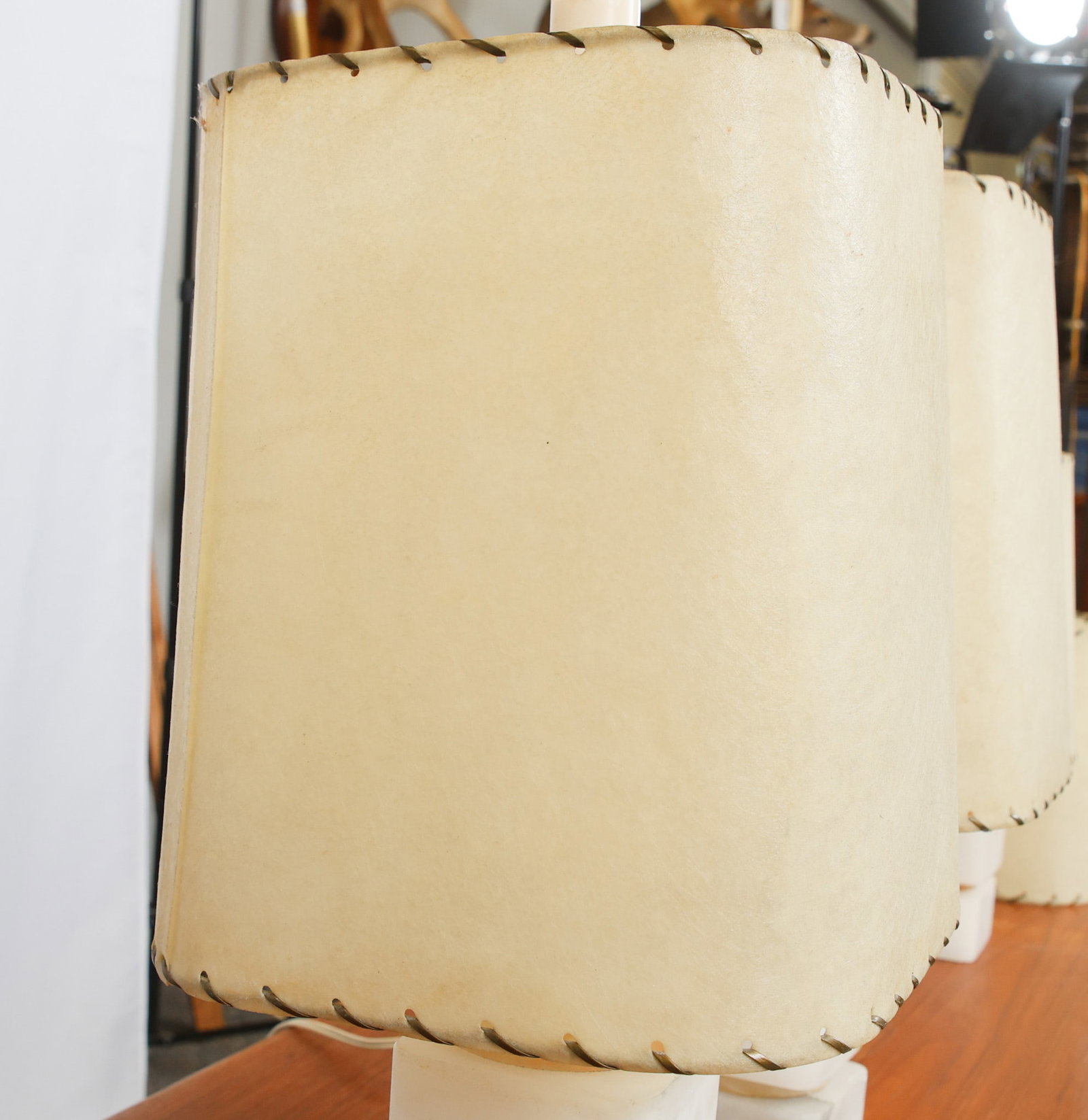 Stacked Alabaster Lamps - 5