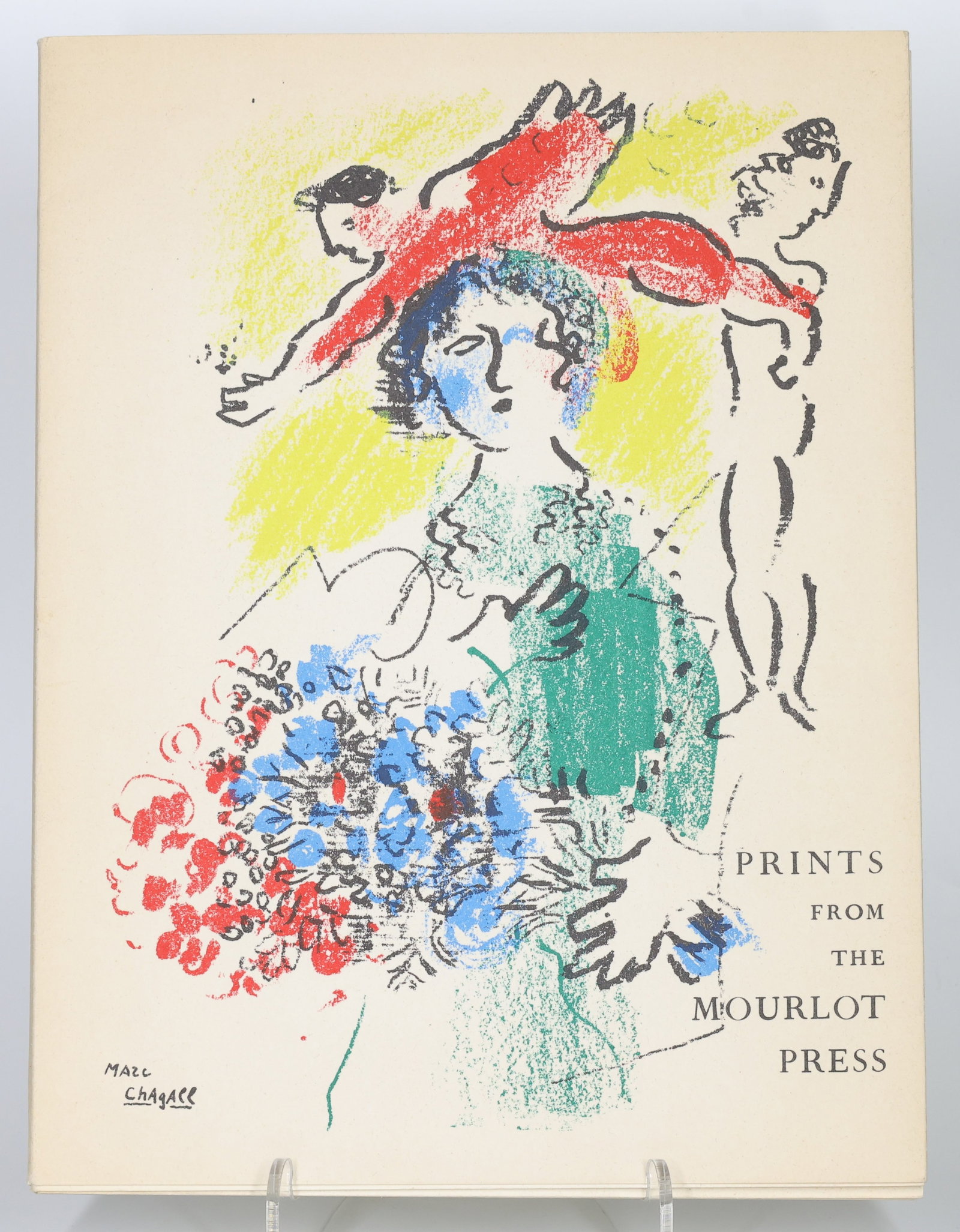 “Prints from the Mourlot Press??, Picasso, Chagall, Matisse, Calder, Cocteau: "Prints from the Mourlot Press", Pablo Picasso, Marc Chagall, Henri Matisse, Alexander Calder, Jean Cocteau, Alberto Giacometti, and others, Paris: Mourlot, 1964. Portfolio/book with 17 full-page