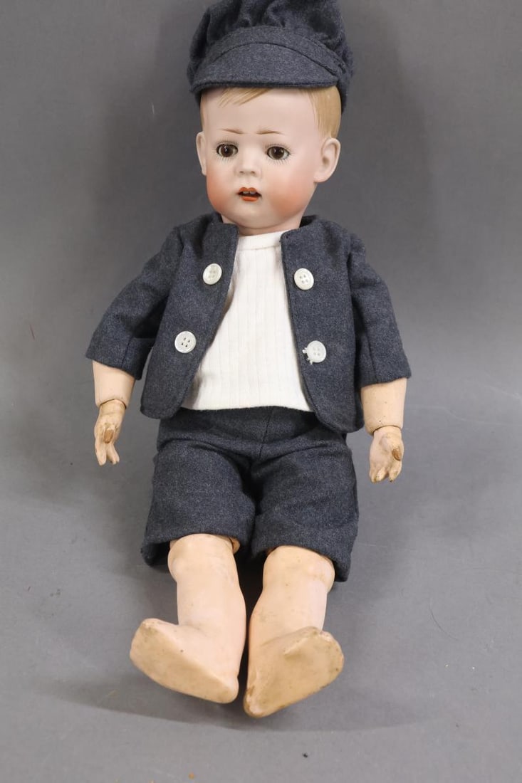 GERMAN BISQUE CHARACTER DOLLS. - 6